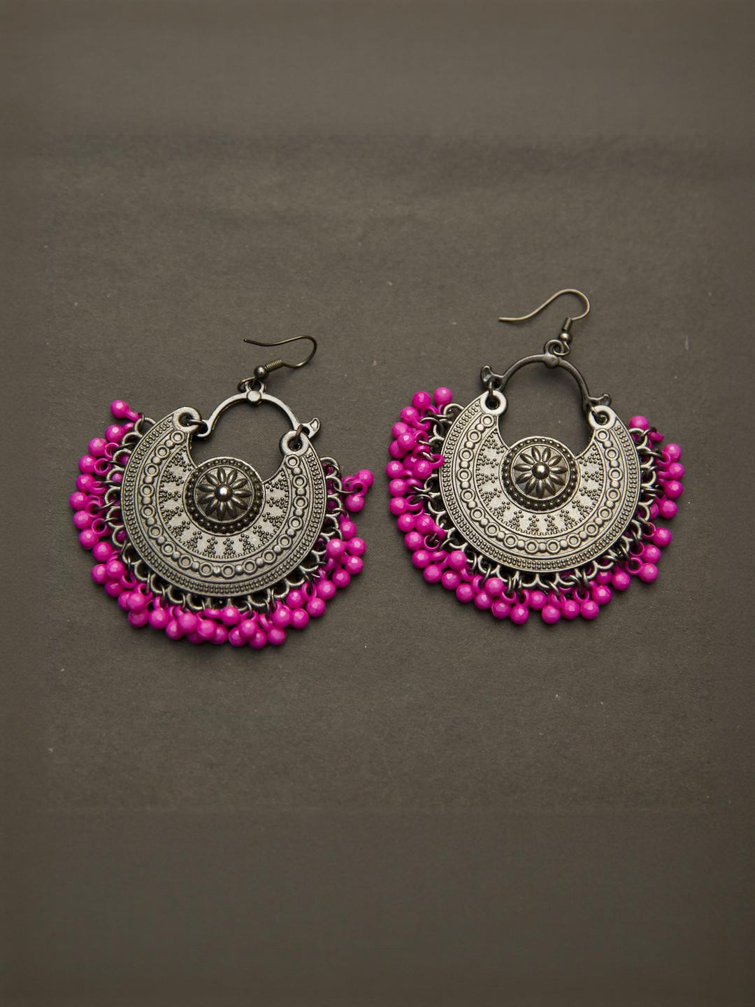 Creative Frogs Women Pink Earrings