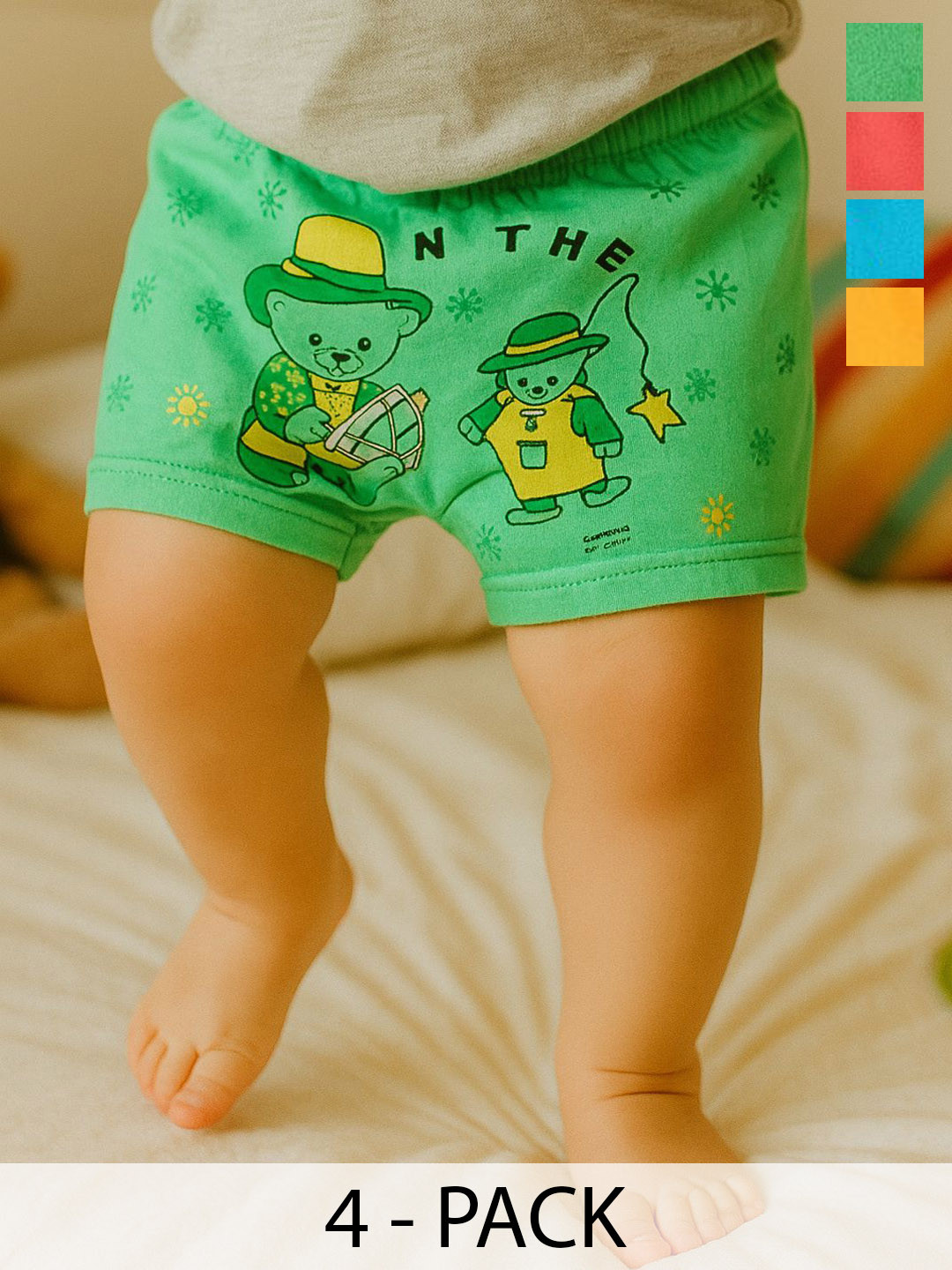 CORTICA Kids Graphic Printed Shorts