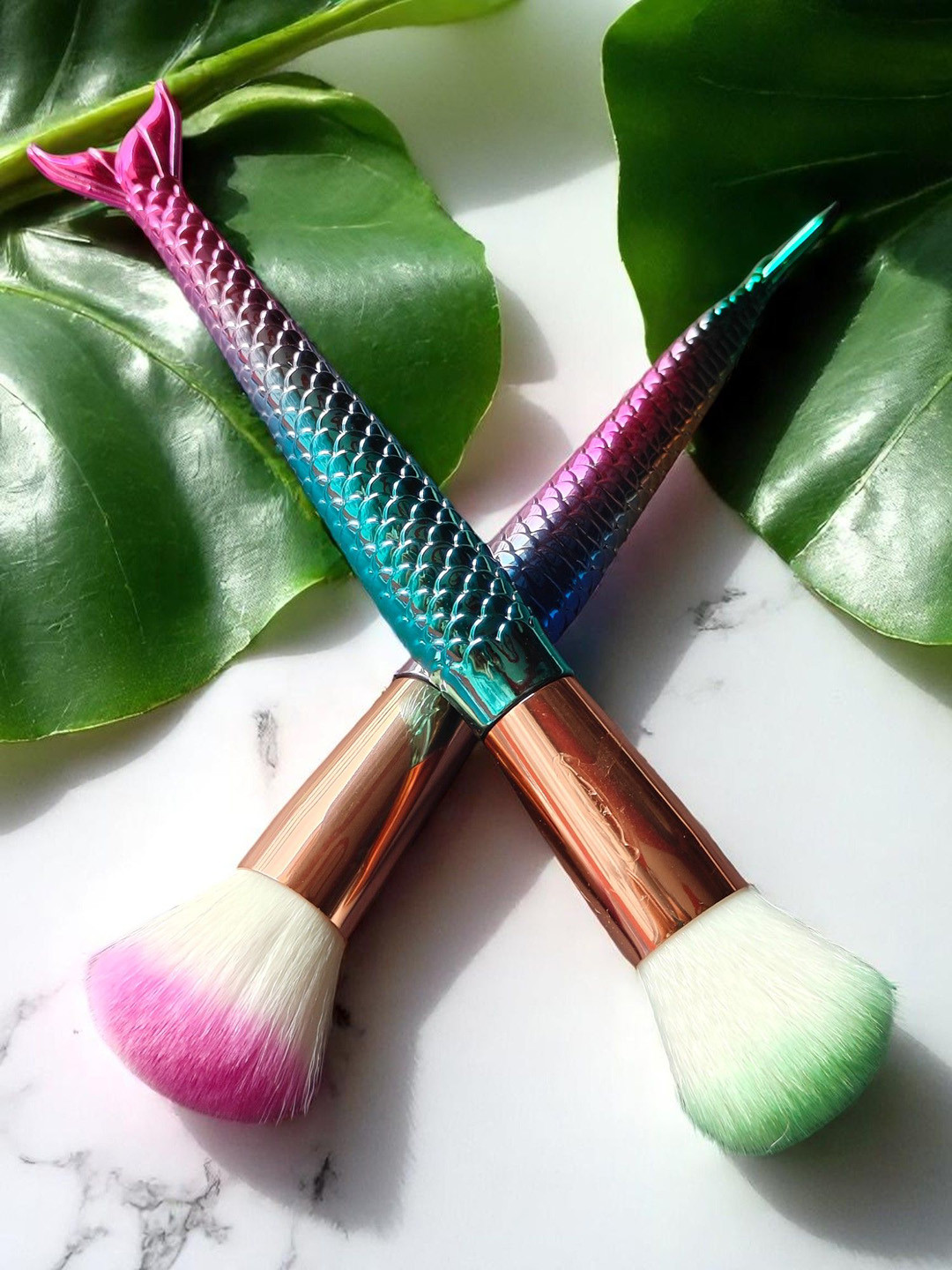 CHRONEX Set Of 2 Soft & Sleek Premium Makeup Face Brush