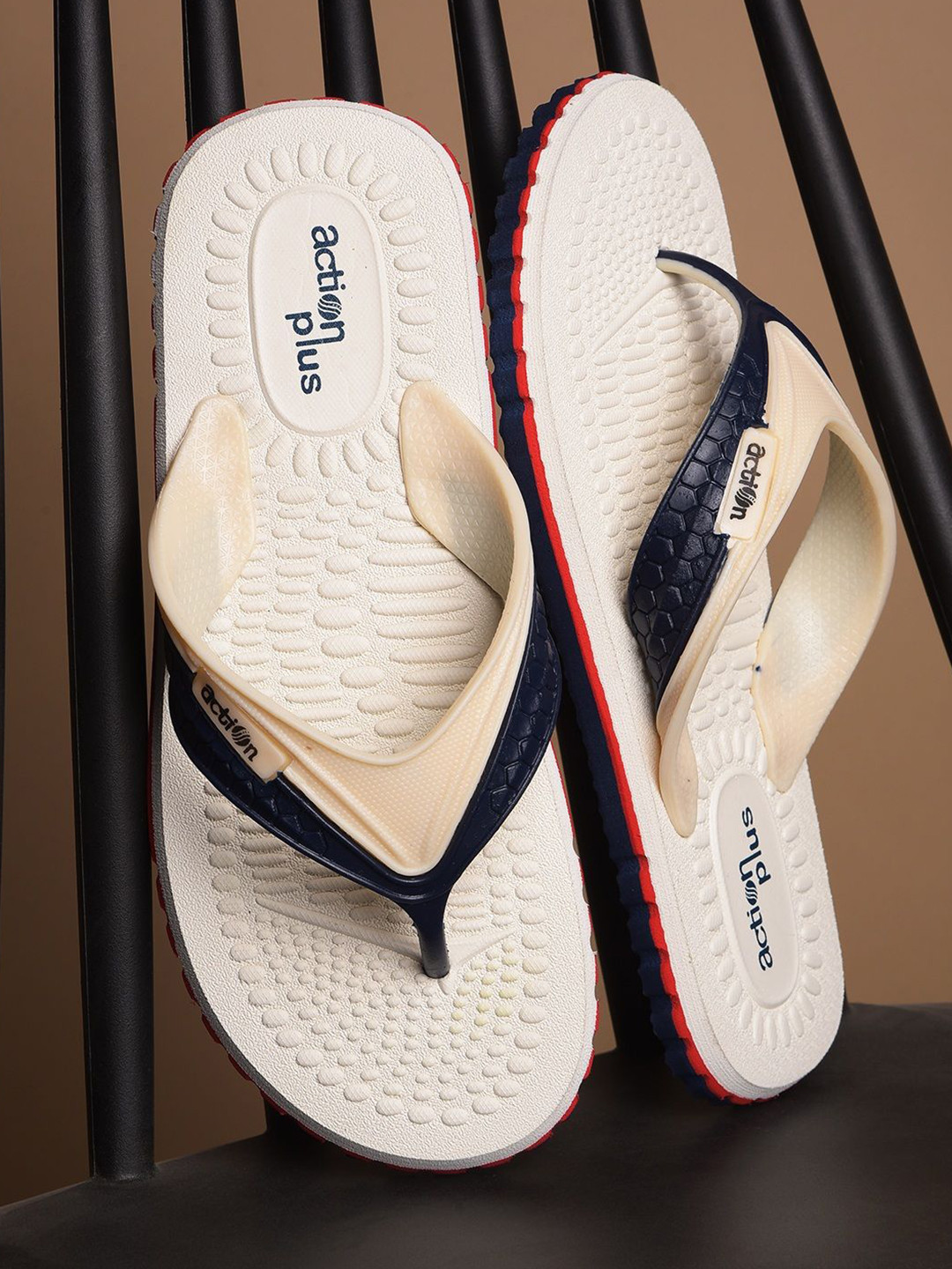 Action Self Design Regular Thong Flip-Flops