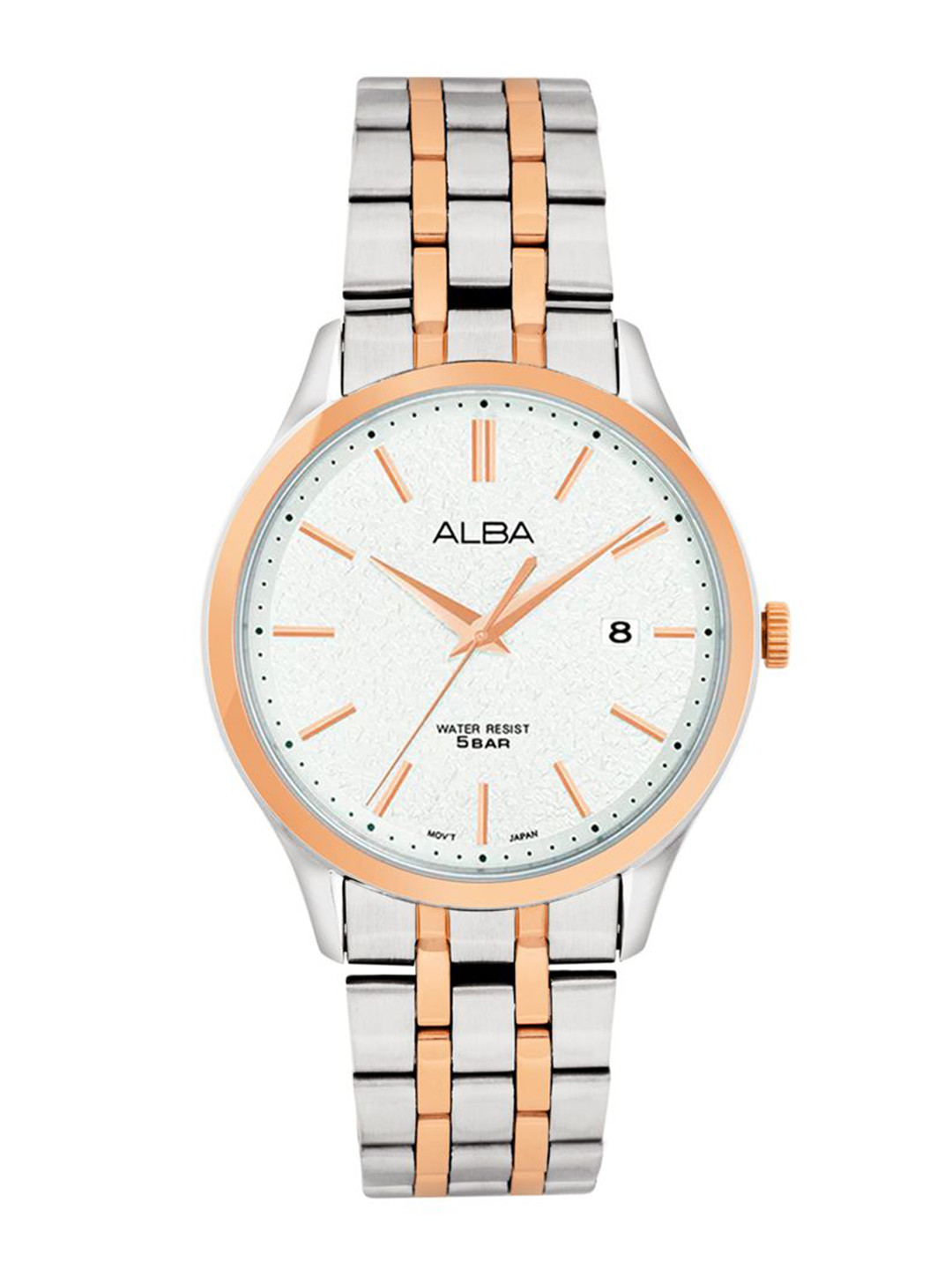 Alba Men Bracelet Style Straps Analogue Motion Powered Watch AS9R28X1