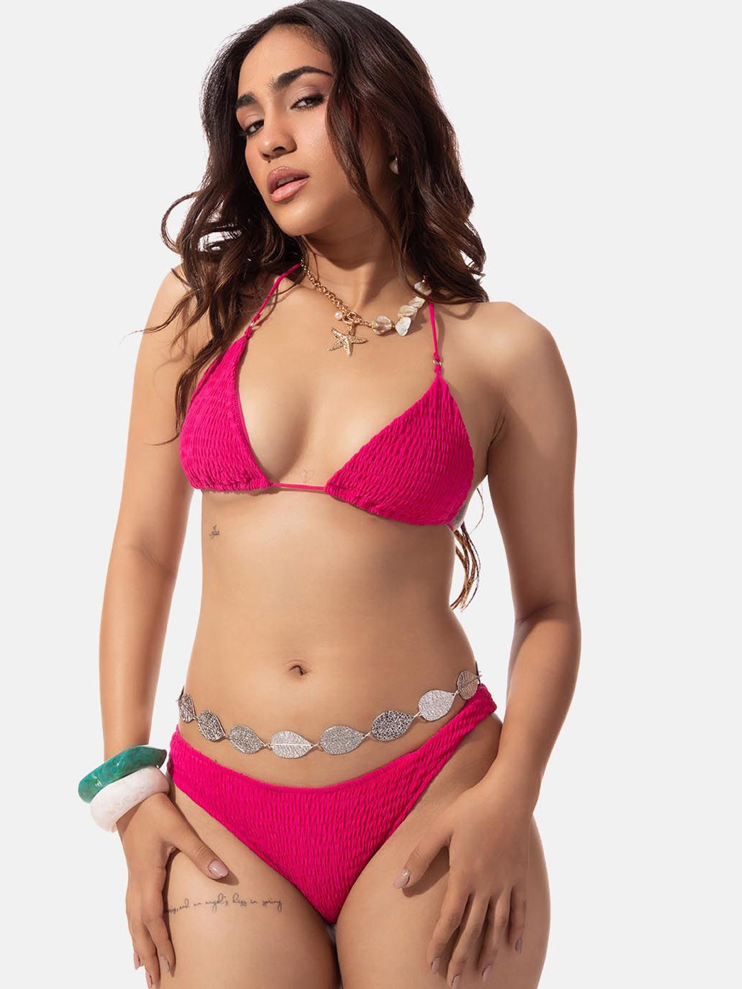 Lemonlords Smocked Bikini Top