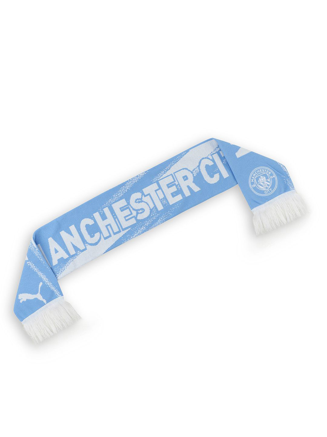 Puma Manchester City FC Essential Embroidered Acrylic Scarf