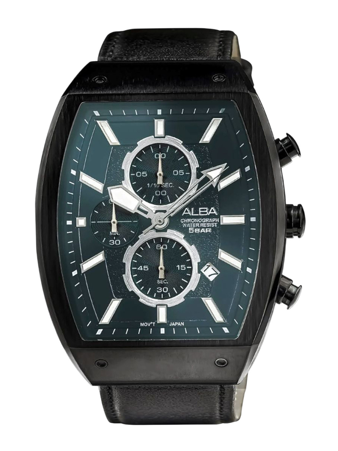 Alba Men Dial & Leather Straps Analogue Motion Powered Watch AM3999X1