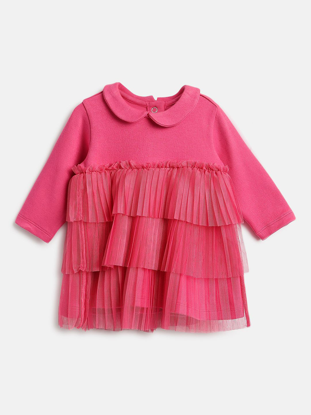 Chicco Women Peter Pan Collar Layered Dress