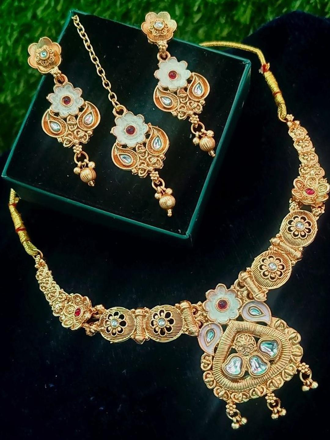 Anouk Copper Copper-Plated Jewellery Set