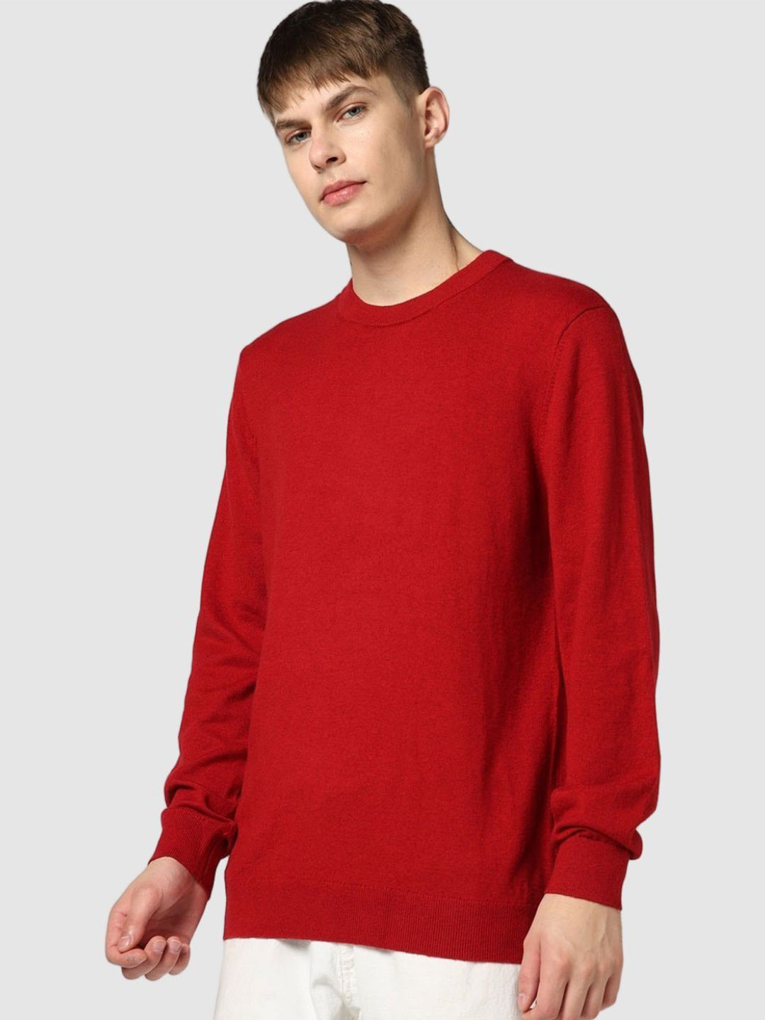 GAP Cashmere Crew-Neck Full Sleeves Men Pullover Sweater
