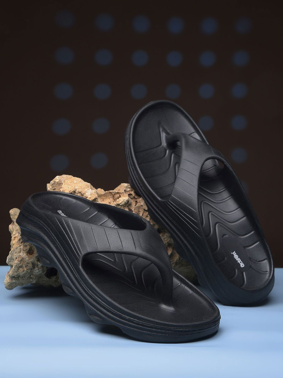 Action EVA Flotter Men Self Design Thongs Flip Flops