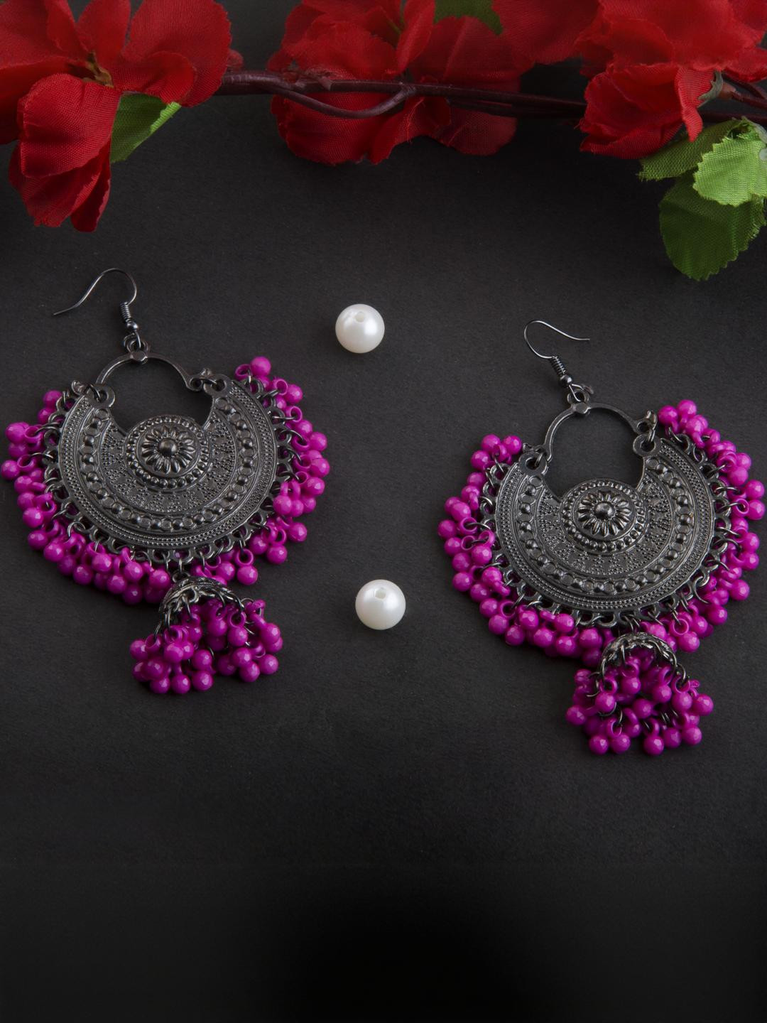 Creative Frogs Geometric Jhumkas Earrings