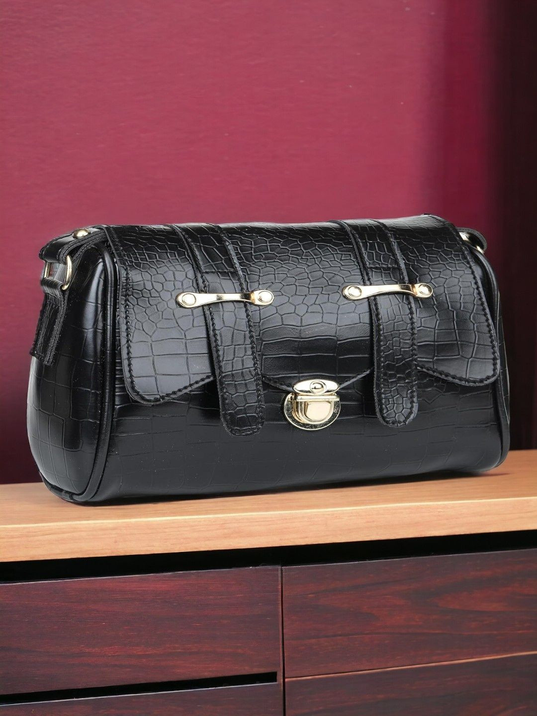 marcG PU Structured Handheld Bag