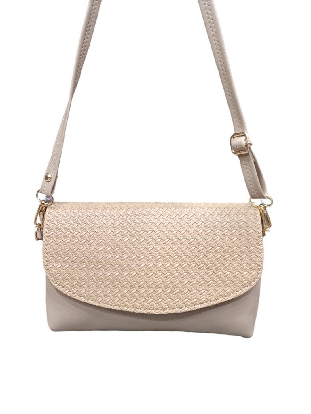 marcG Textured PU Bucket Sling Bag With Quilted