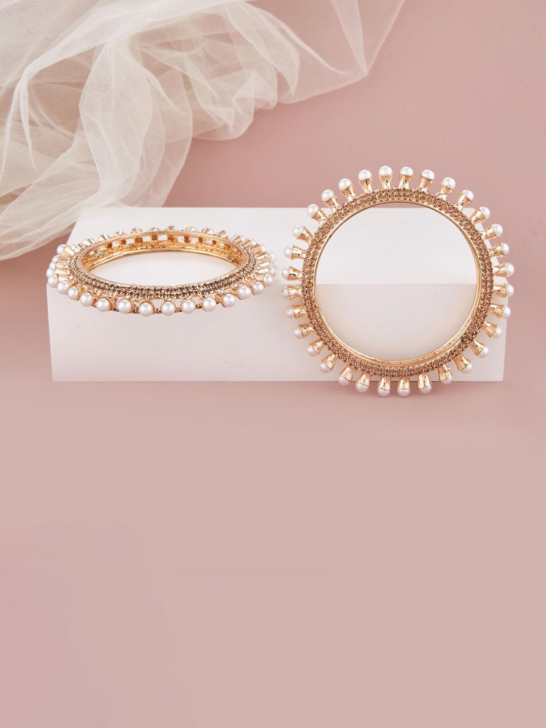 GC PREMIUM JEWELLERY Set Of 2 Beaded Bangles