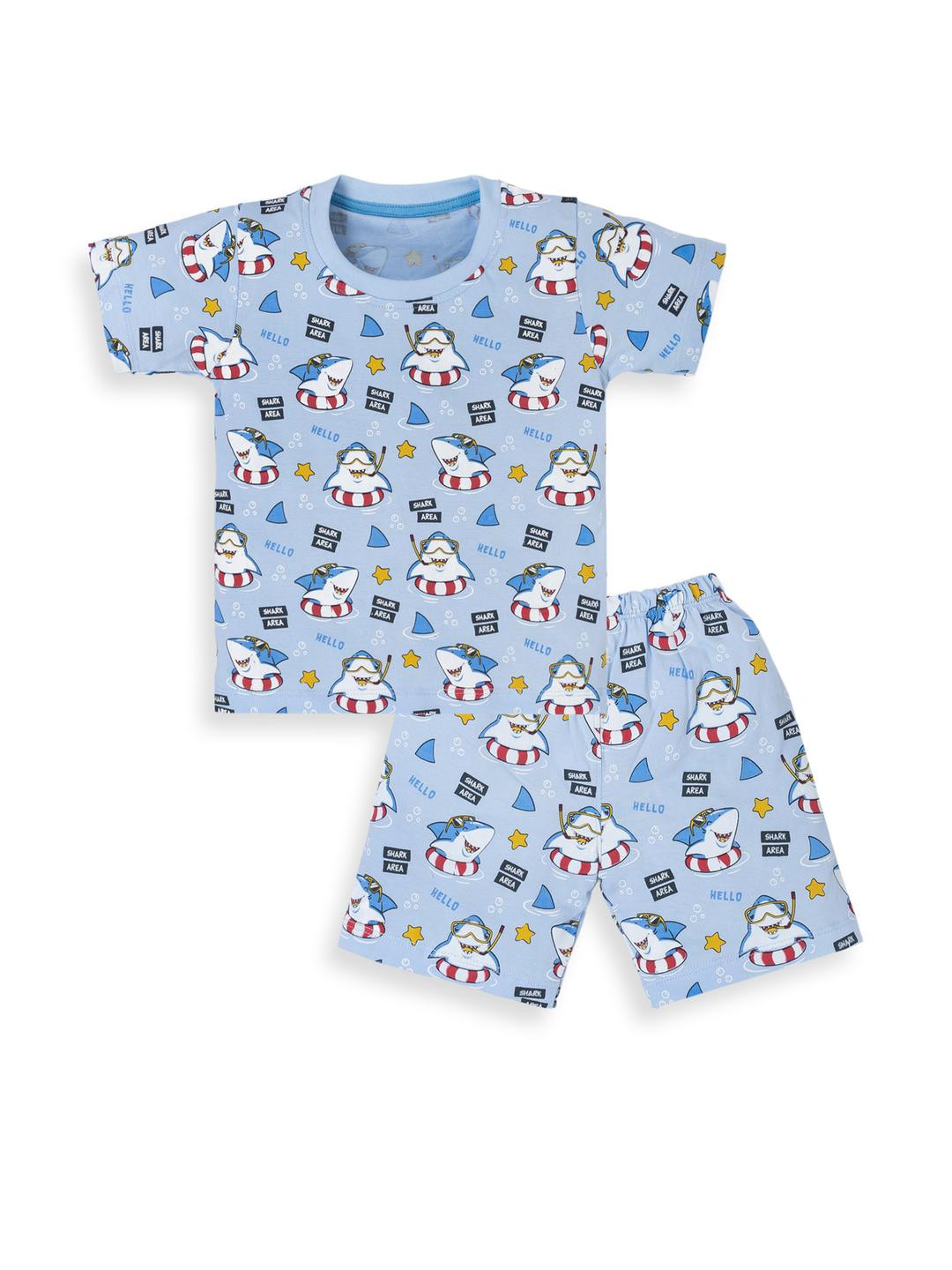 Burbn Unisex Kids Tshirt & Shorts Co-Ord set