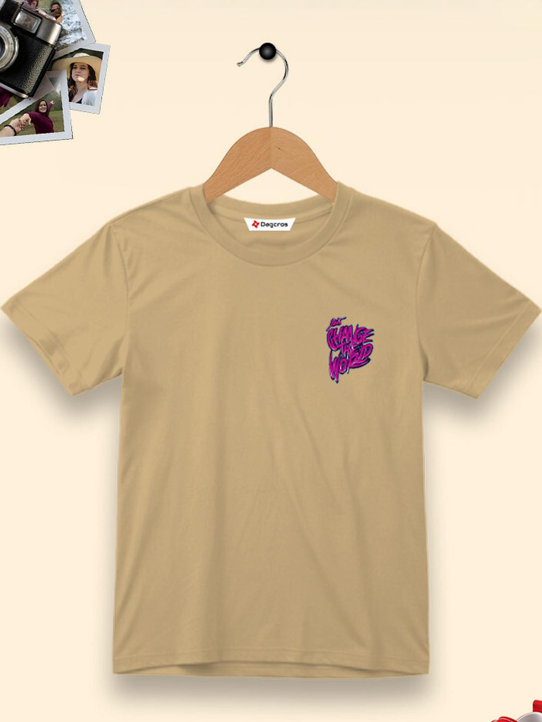 Dagcros Boys Beide Printed Slim Fit T-shirt