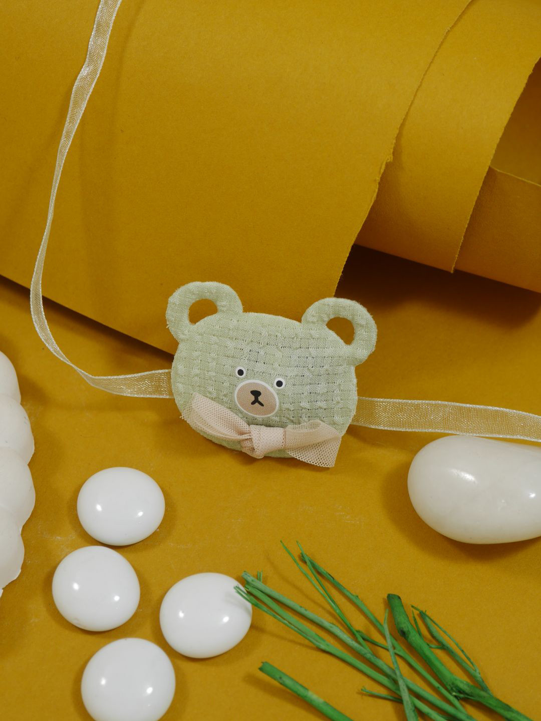 I Jewels Fancy Cluster Cartoon Rakhi With Greeting Card & Roli Chawal