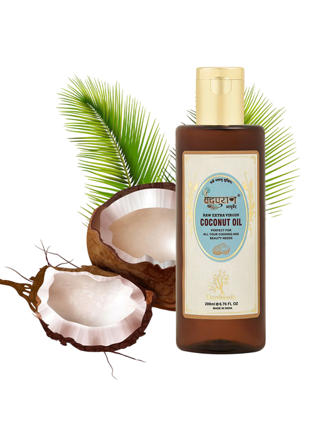 VEDPURAN Raw Extra Virgin Coconut Oil - 200 ml