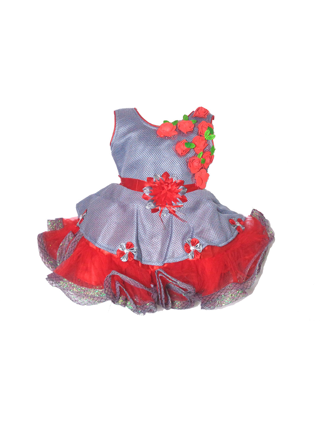 VILLATA FASHION Georgette Kids Dress