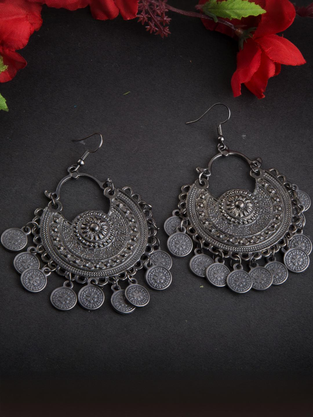 Creative Frogs Geometric Jhumkas Earrings