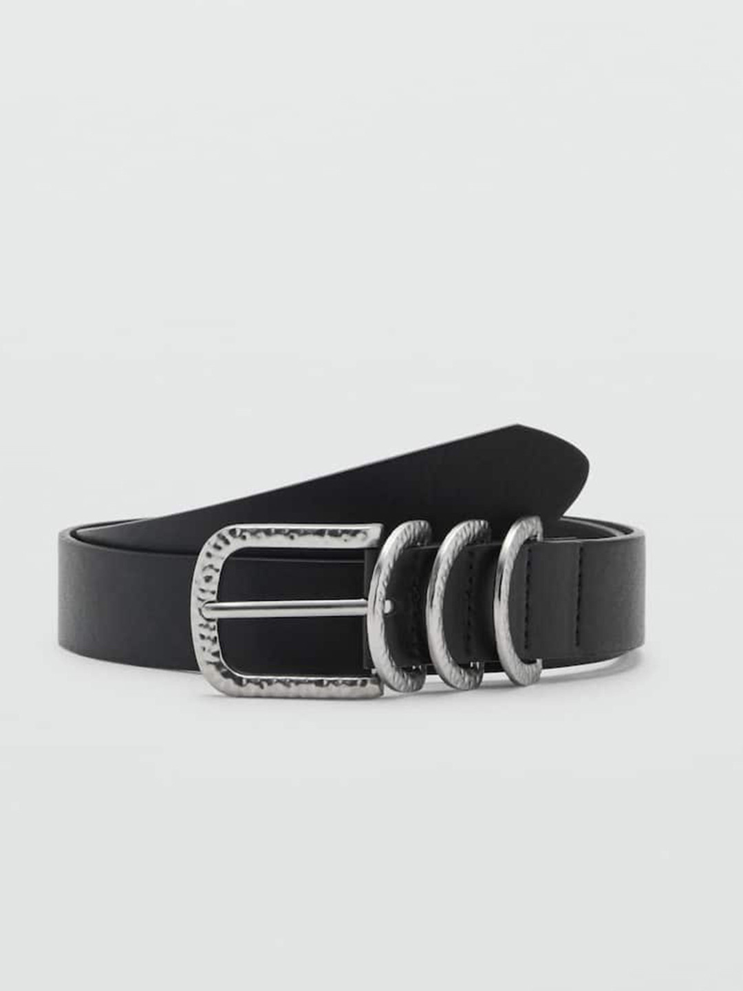 MANGO Women Wide Metallic Detailed Belt