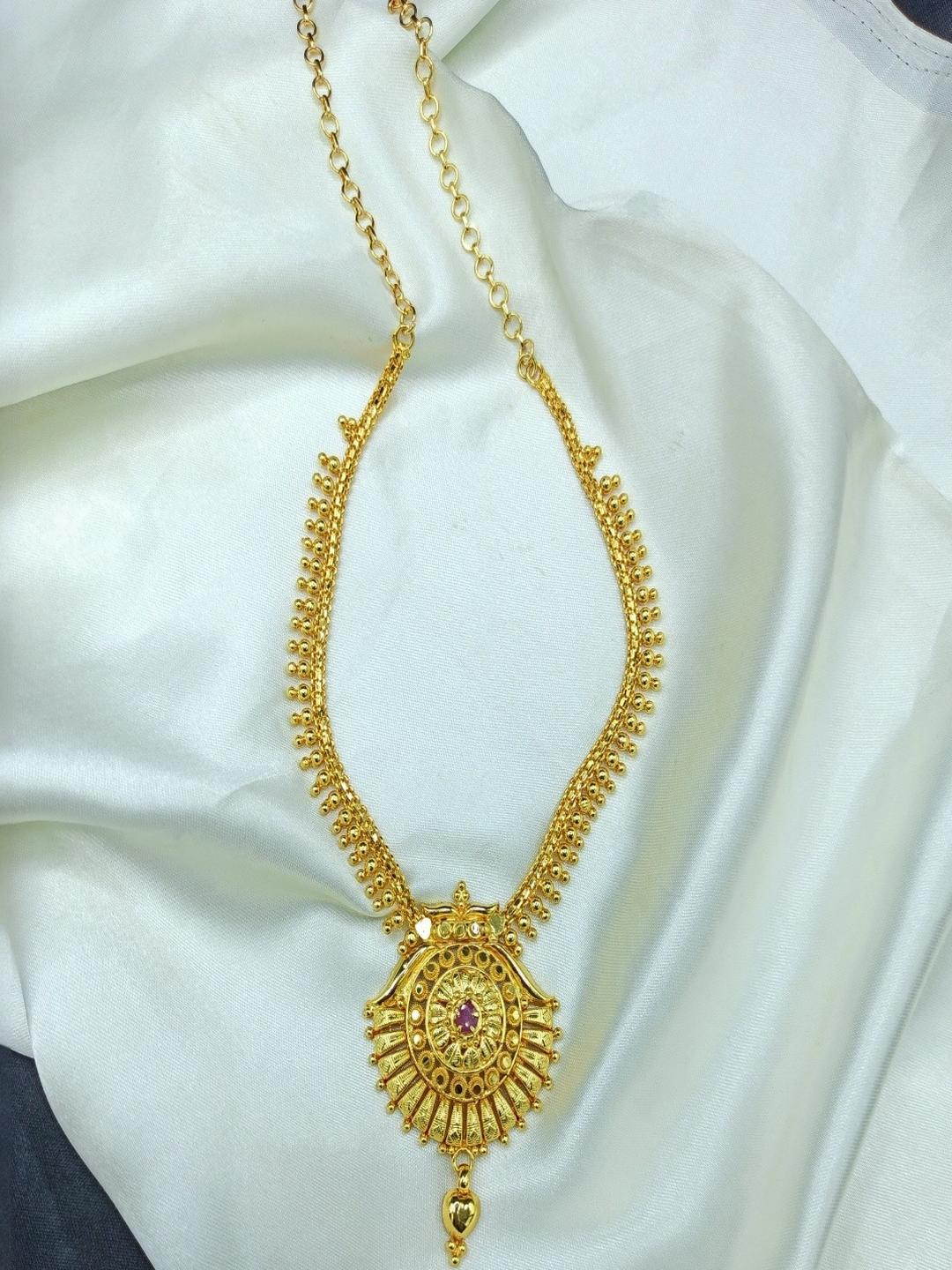PRS GOLD COVERING Copper Gold-Plated Necklace