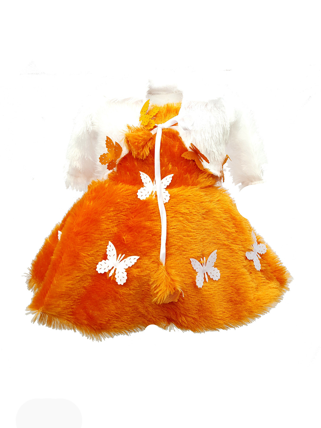 VILLATA FASHION girls Animal Woolen Fit & Flare Dress