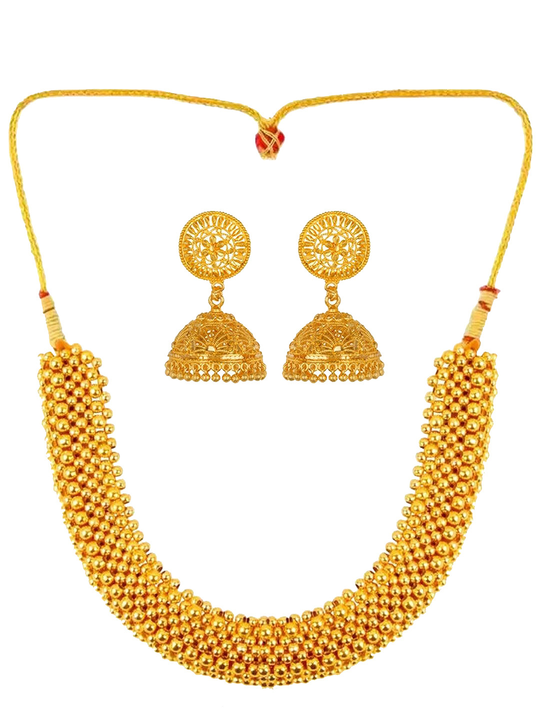 Heer Collection  women 1gm Gold Micron Plated Jewellery  Set