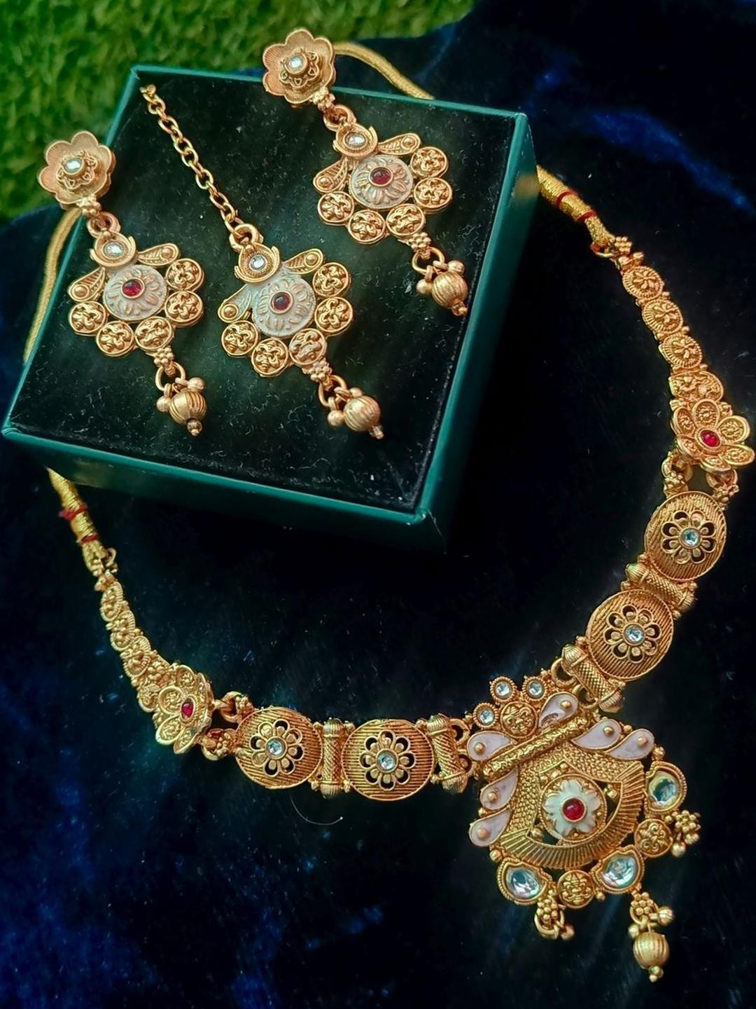 Anouk Copper Copper-Plated Jewellery Set