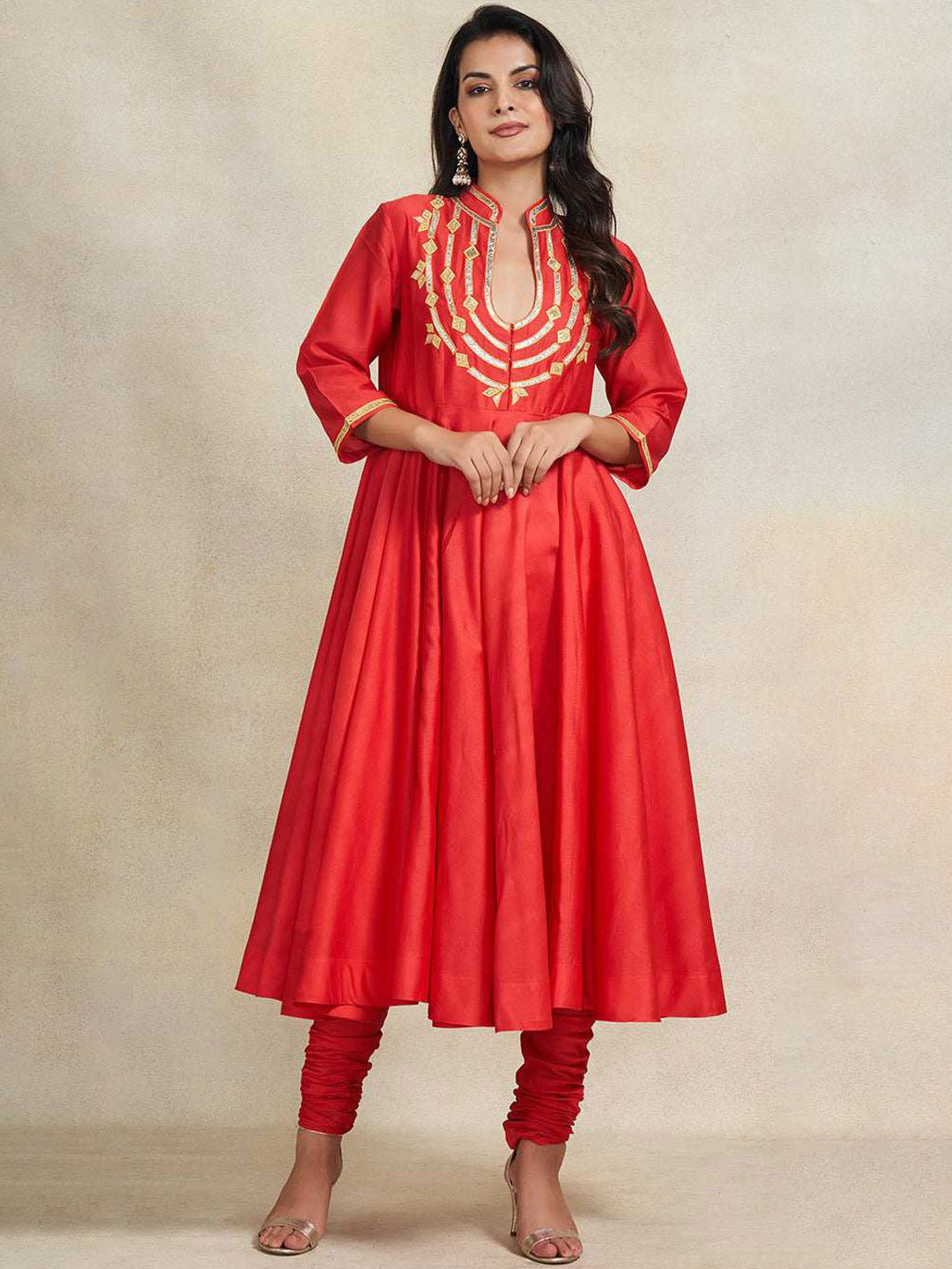 Gulabo by Abu Sandeep Slim-Fit Churidar