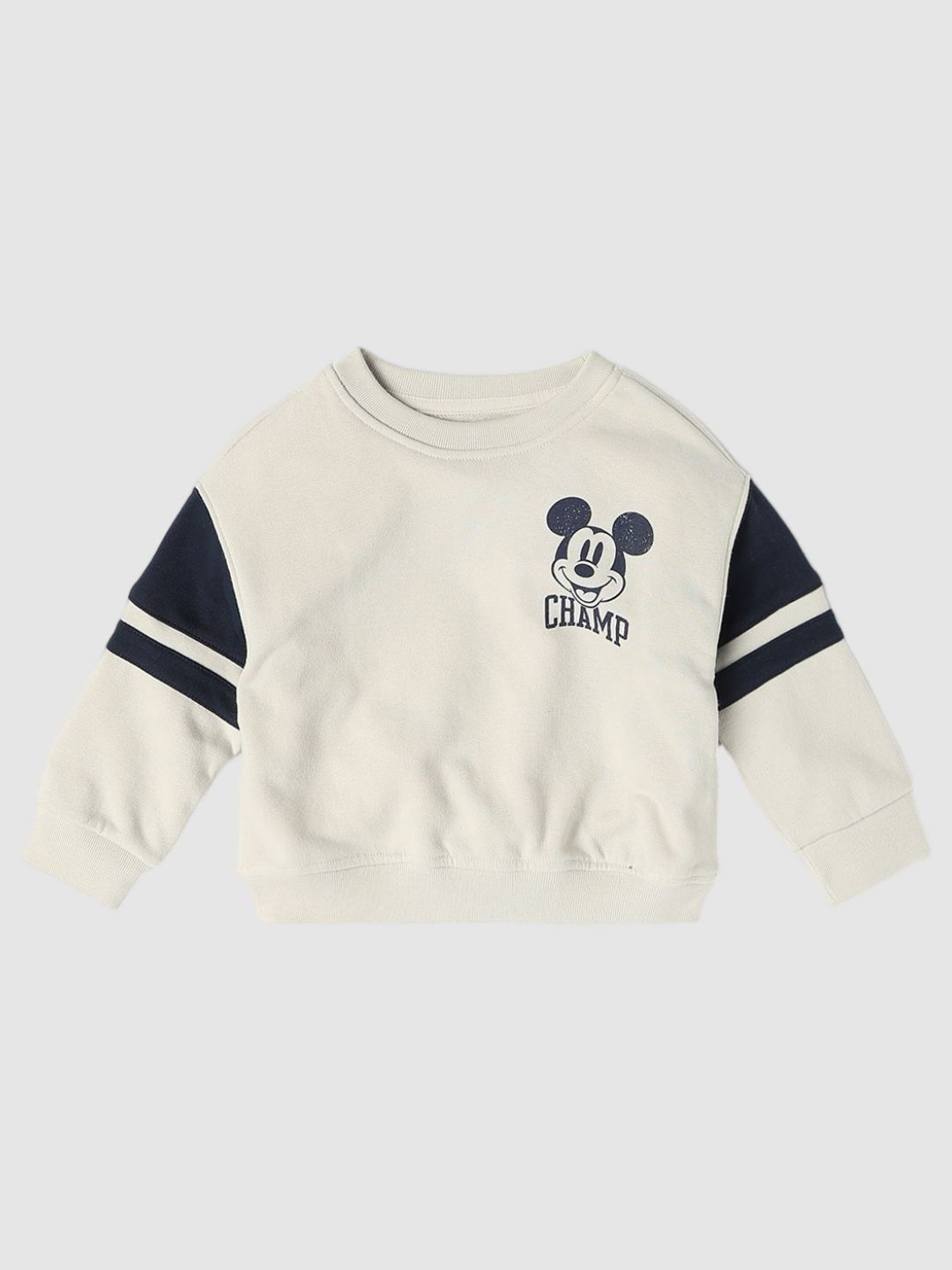 GAP Infant Boys Mickey Mouse-Printed Crew-Neck French Terry Sweatshirt