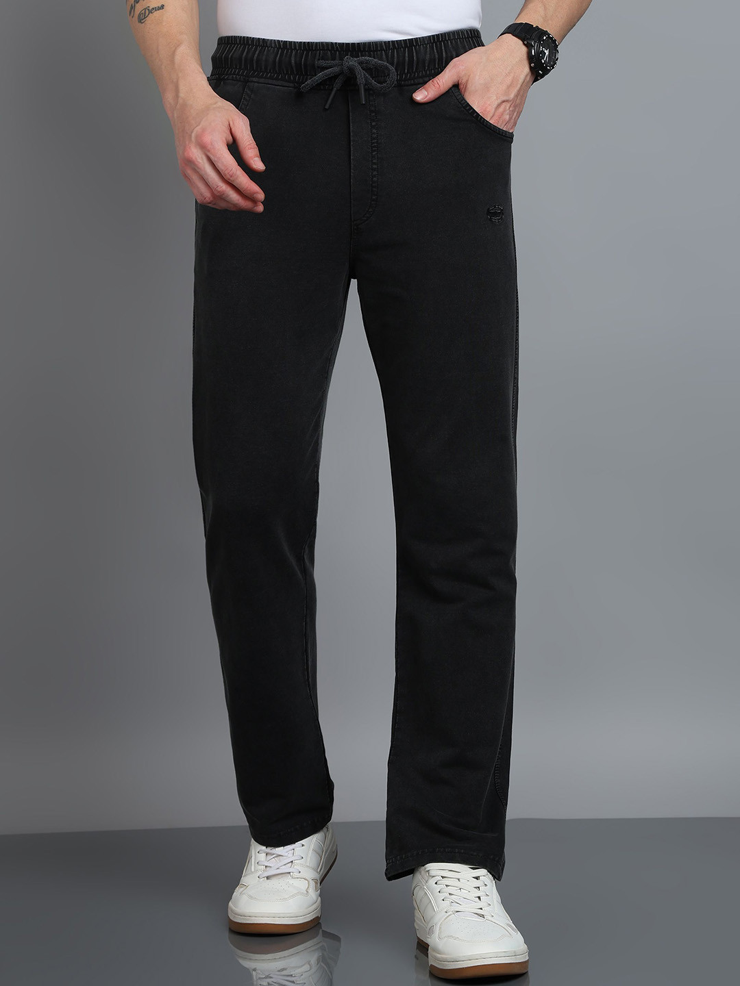 ELLIPSE Men Relaxed Loose Stretchable Trousers