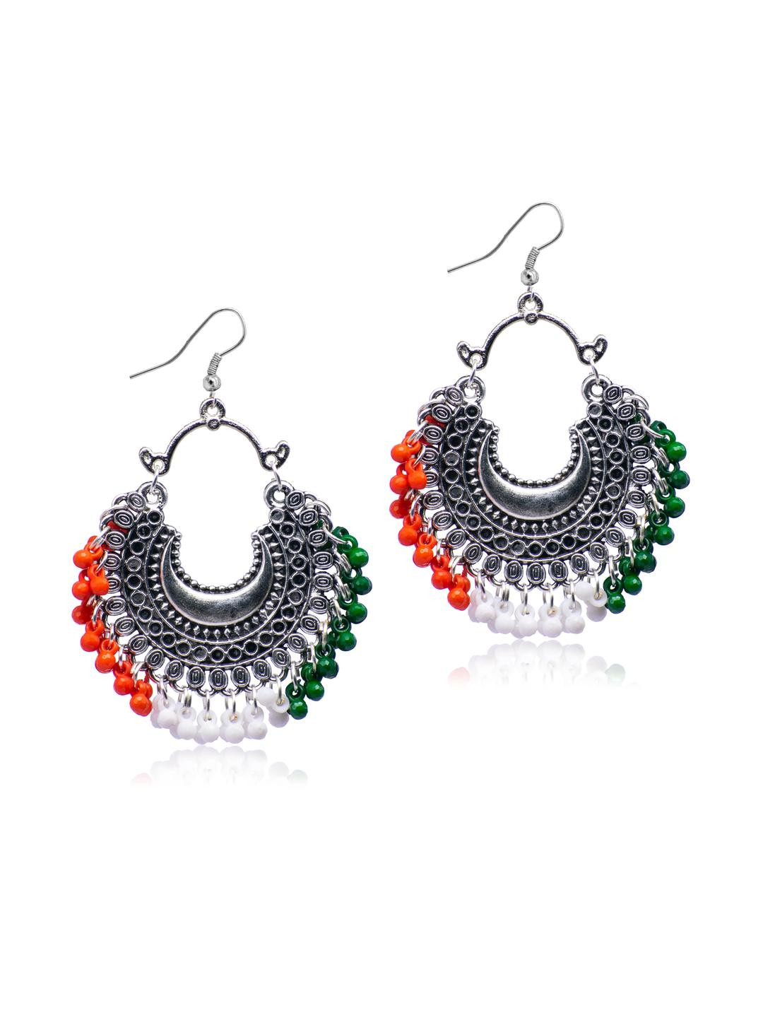 Creative Frogs Women Orange Earrings