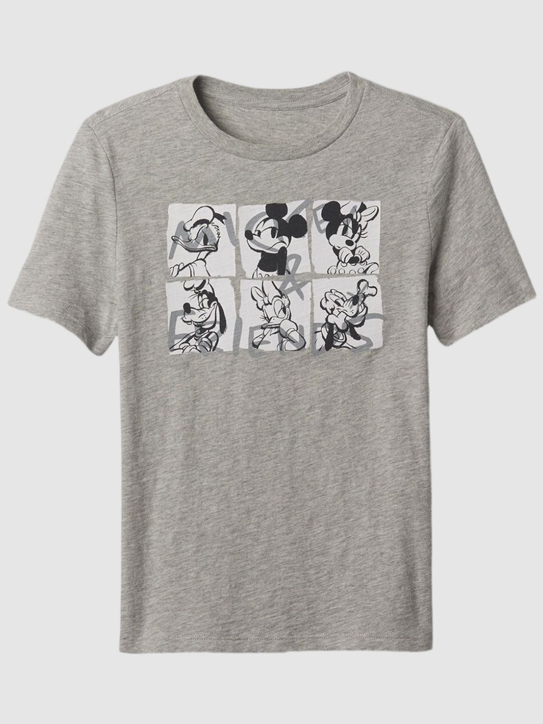 GAP Boys Mickey & Friends Graphic Printed Round-Neck Pure Cotton T-shirt
