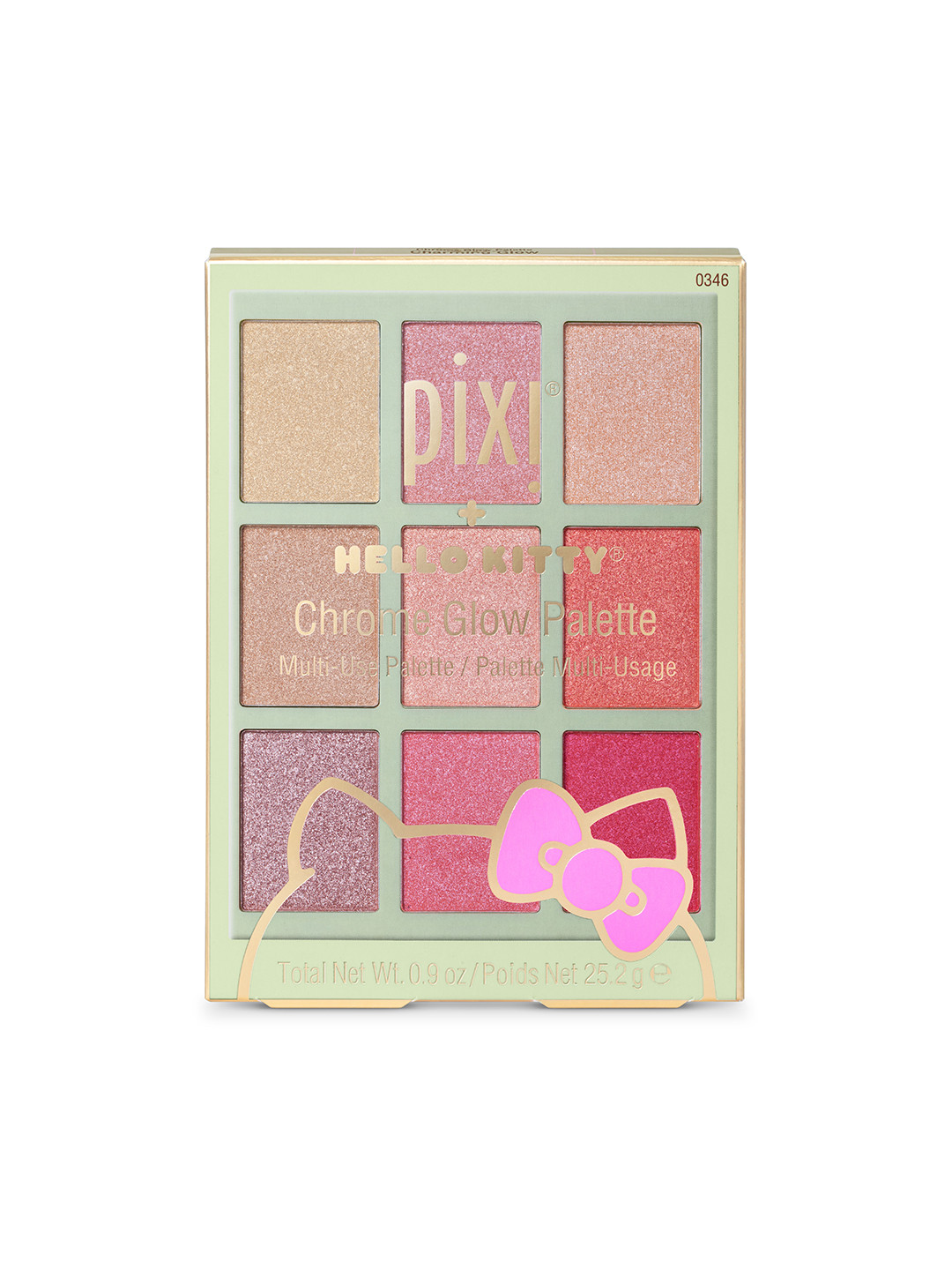 Pixi +Hello Kitty Chrome Glow Eyeshadow Palette - 25.2 g