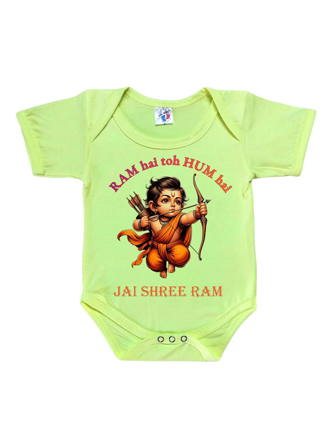 Cute Pals Infants My First Ram Printed Cotton Bodysuit