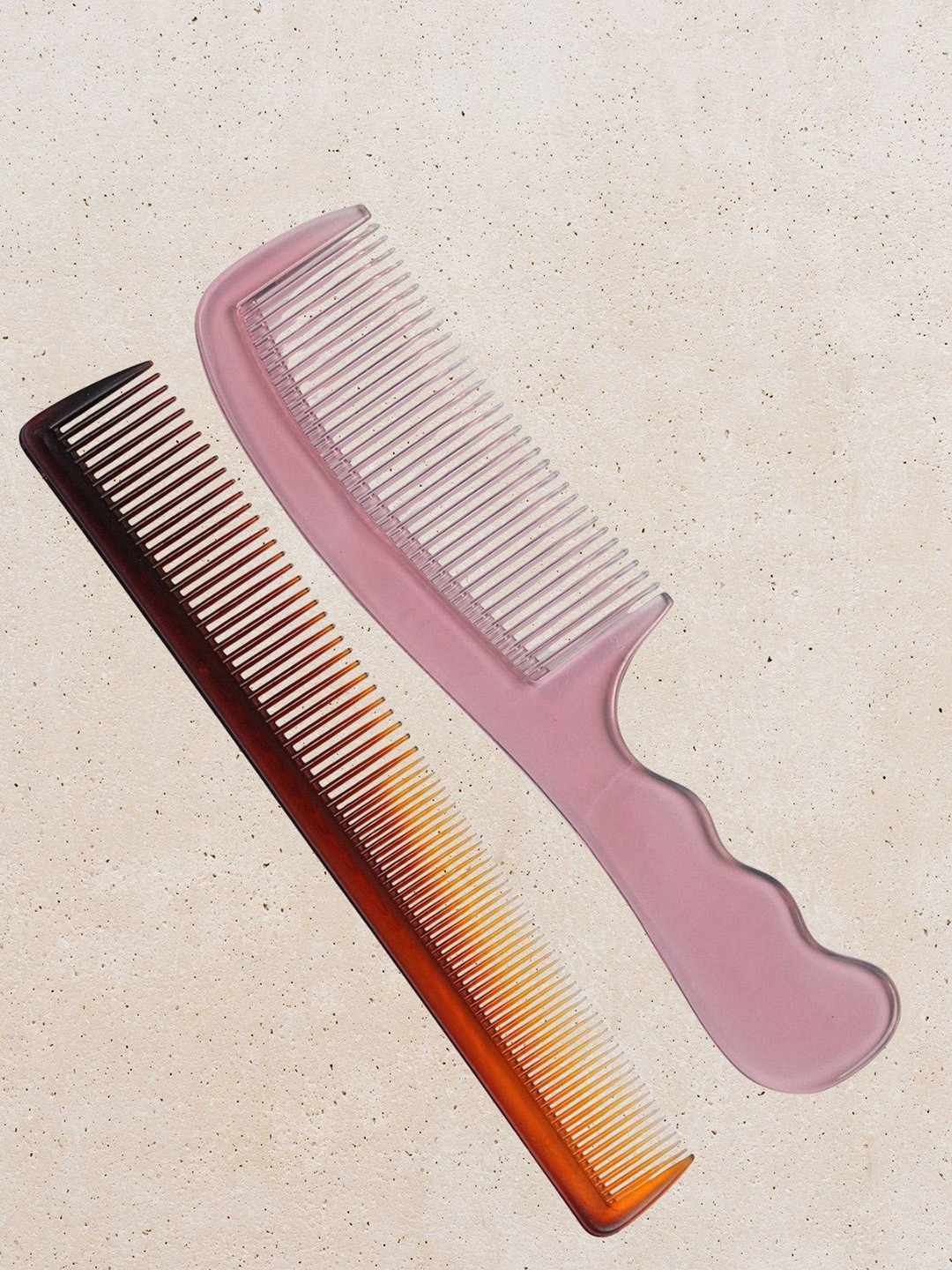 KOLORUP BEAUTY Set Of 2 Smoothing Grip Handle Comb