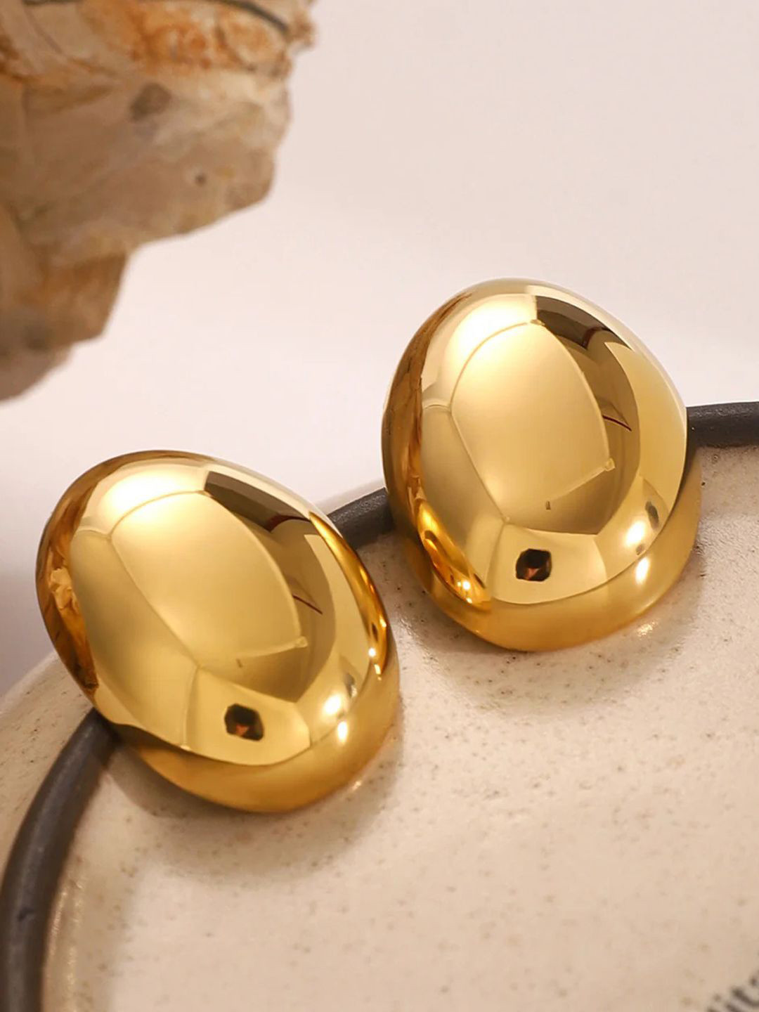 BEYTER Sterling Silver Large Ball Studs