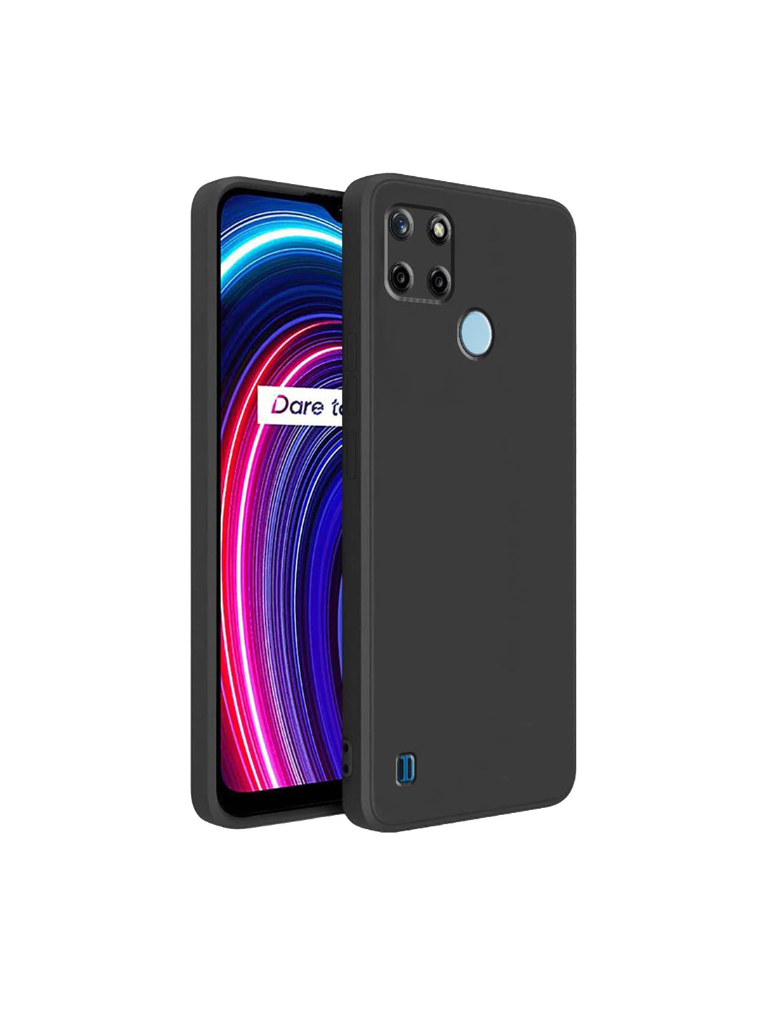 LIRAMARK Impact Resistant Silicone Realme C25Y / C21Y Back Case