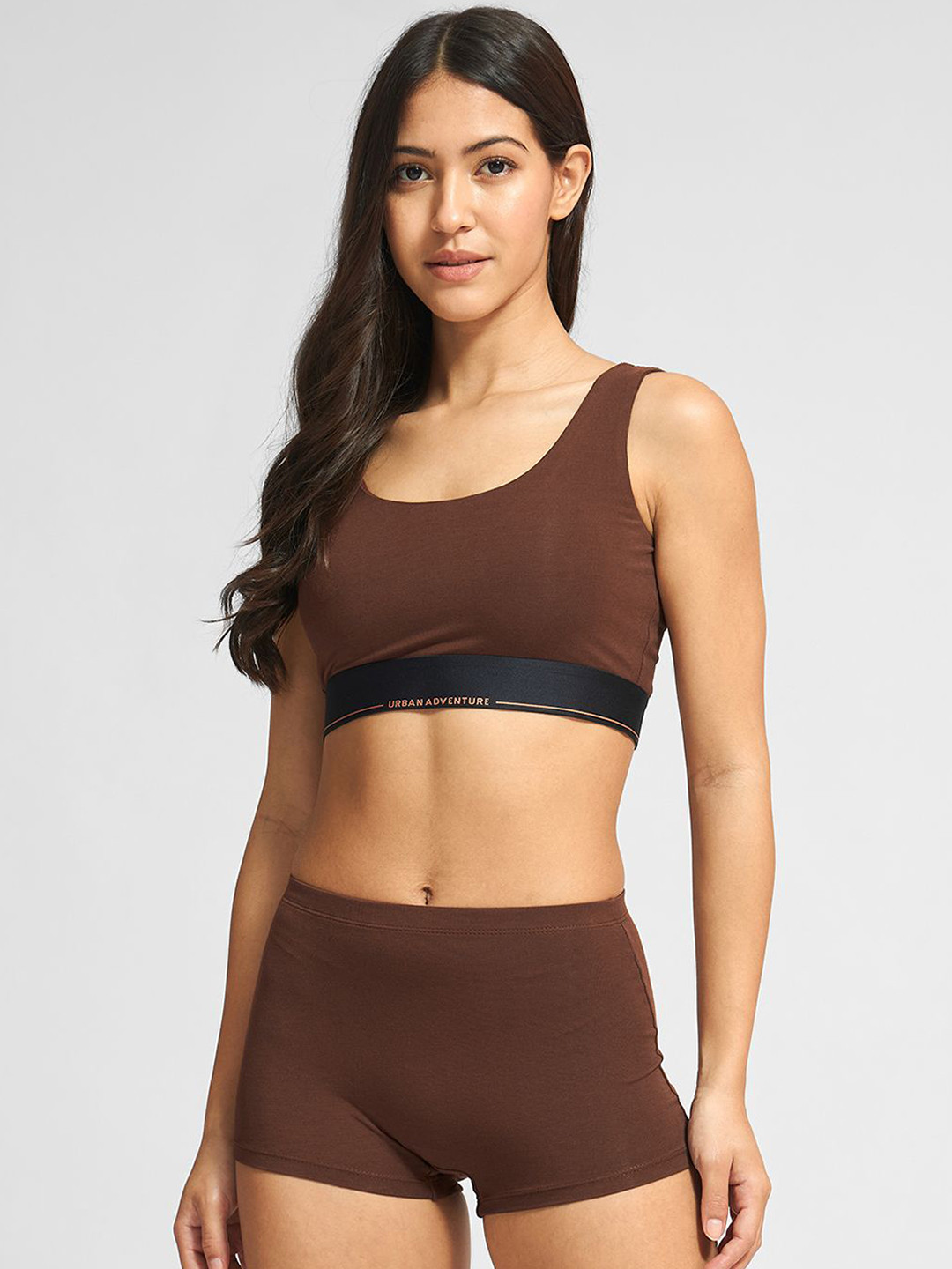 URBAN ADVENTURE Mid-Rise Boy Shorts Briefs 1UAW-019(CHOC)