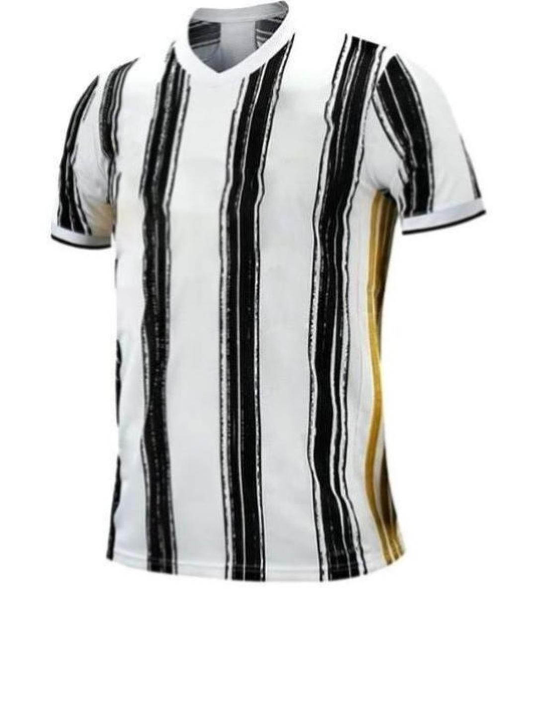 dostitch Kids-Unisex Striped V-Neck T-shirt