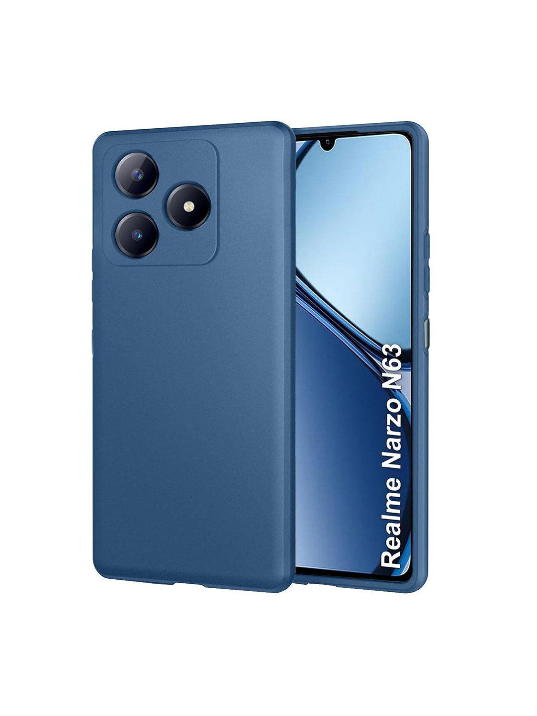 LIRAMARK Scratch-Resistant Realme C63 / Realme Narzo N63 4G Silicone Soft Back Case