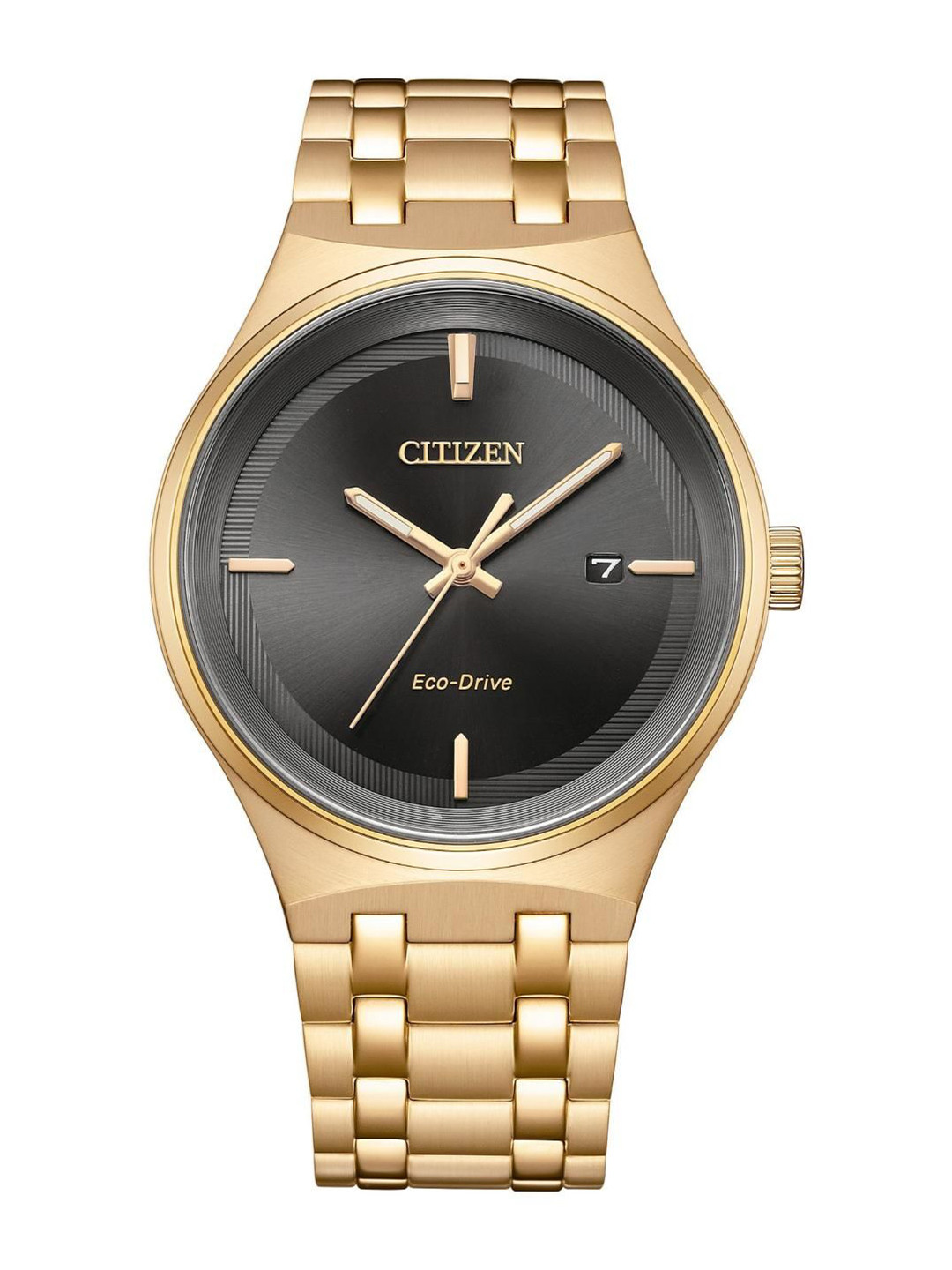 Citizen Eco-Drive Men Stainless Steel Straps Analogue Watch BM7653-50E