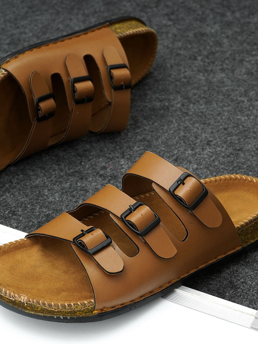 BRAWO Men Casual Synthetic Comfort Sandals