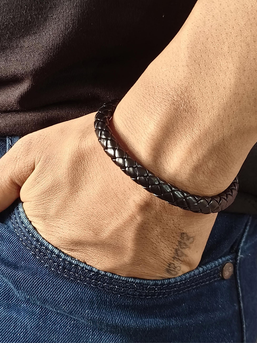 ZENZI FASHION Leather Wraparound Bracelet