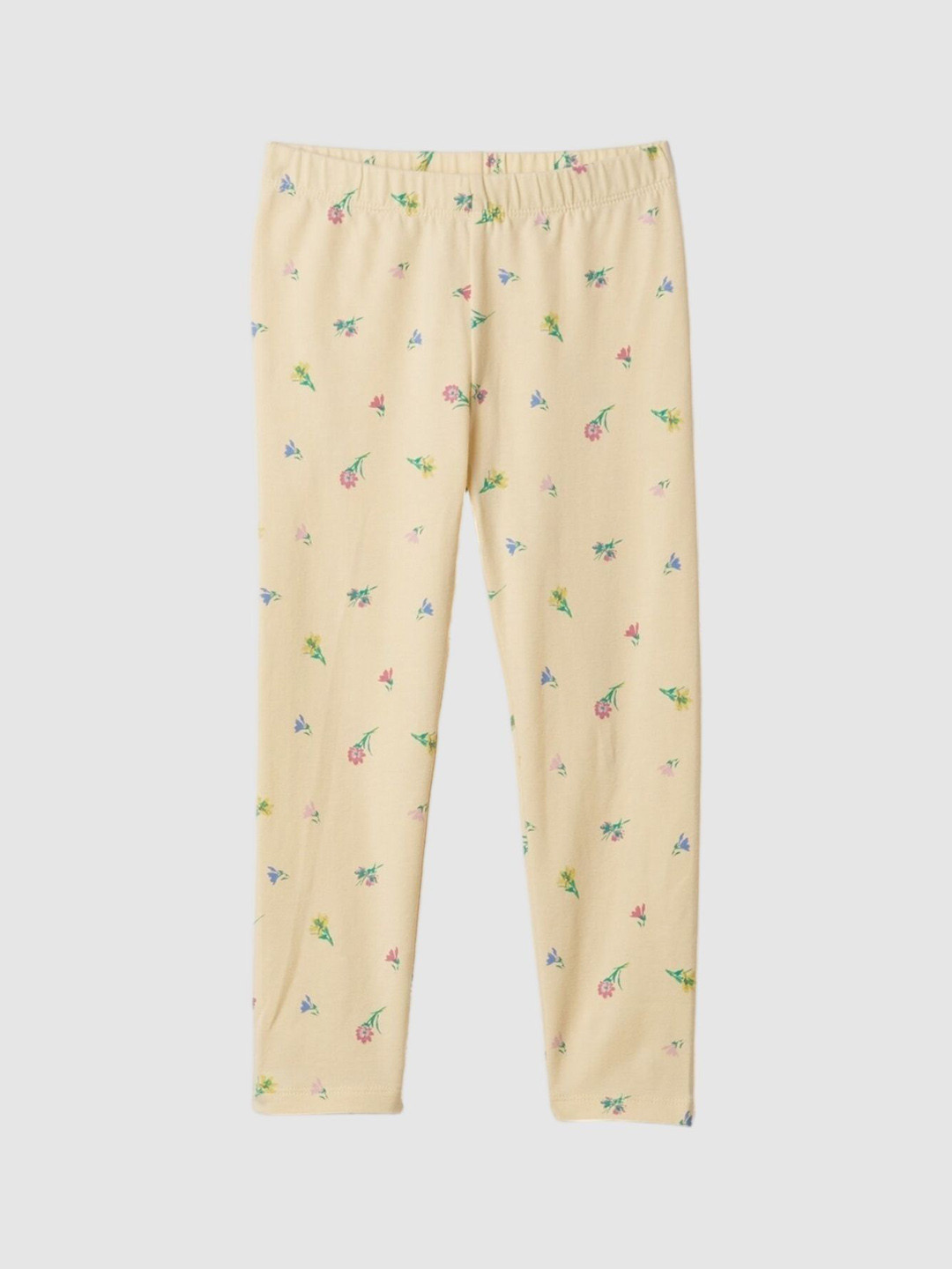 GAP Girls Floral Motif Printed Mid Rise Ankle-Length Leggings