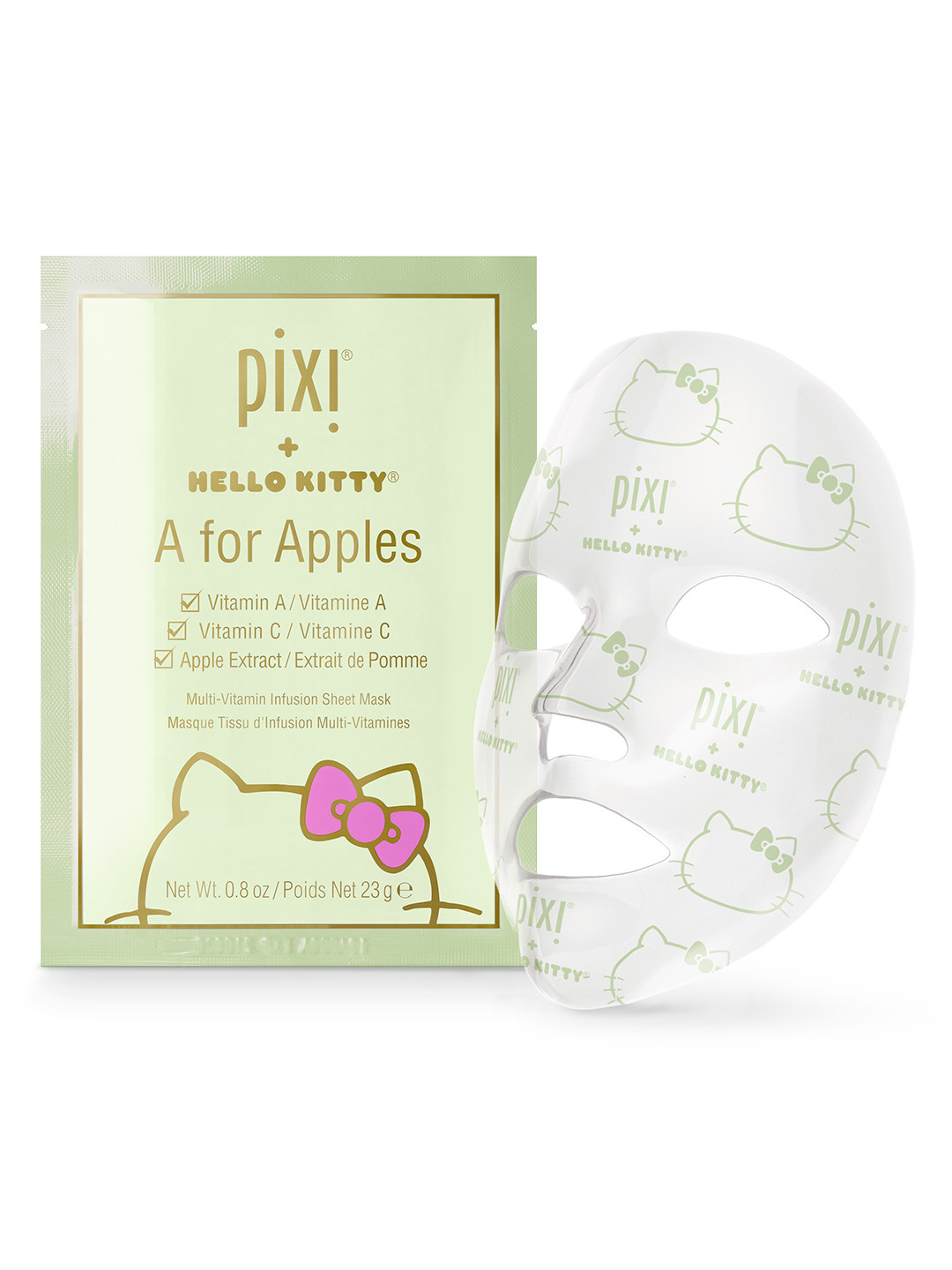 Pixi + Hello Kitty A For Apples Sheet Mask with Multi-Vitamins - 3 Sheets