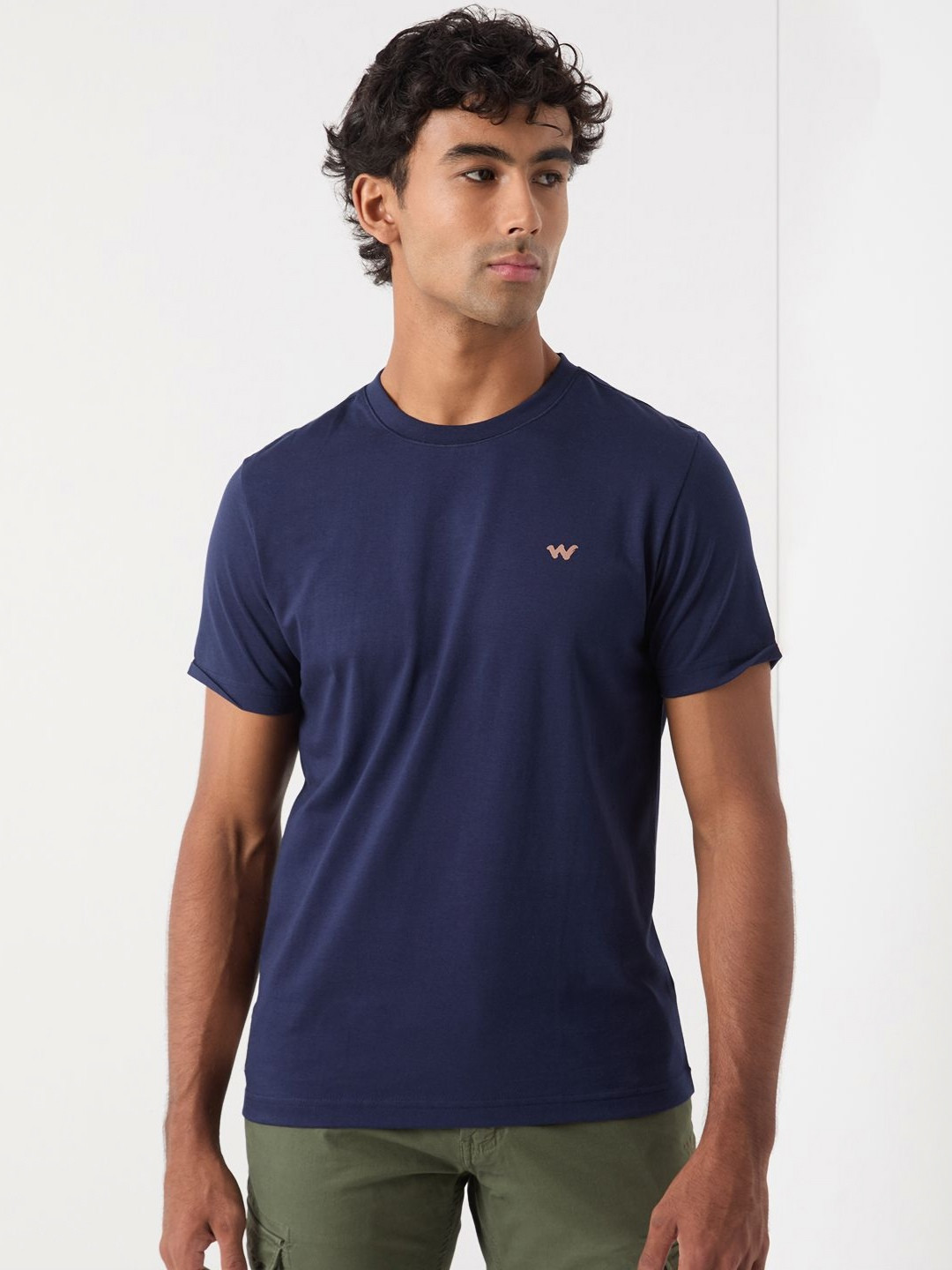 Wildcraft Alp Ed Back Graphic Printed Round Neck Cotton T-shirt