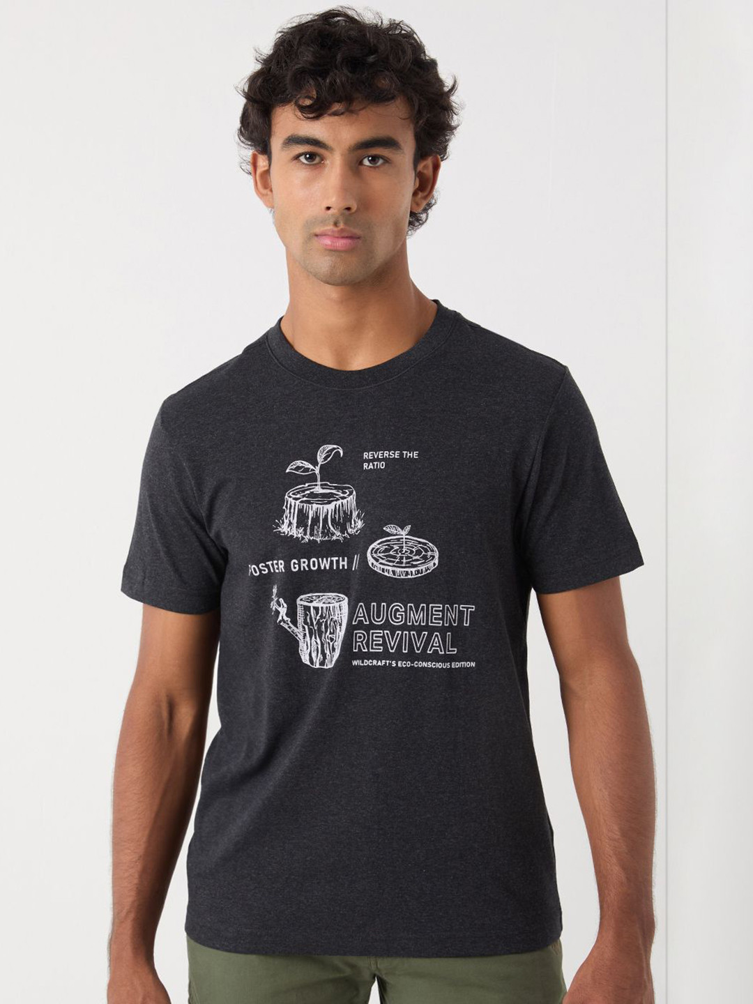 Wildcraft RTR Revive & Thrive Tee Graphic Printed Round Neck T-shirt