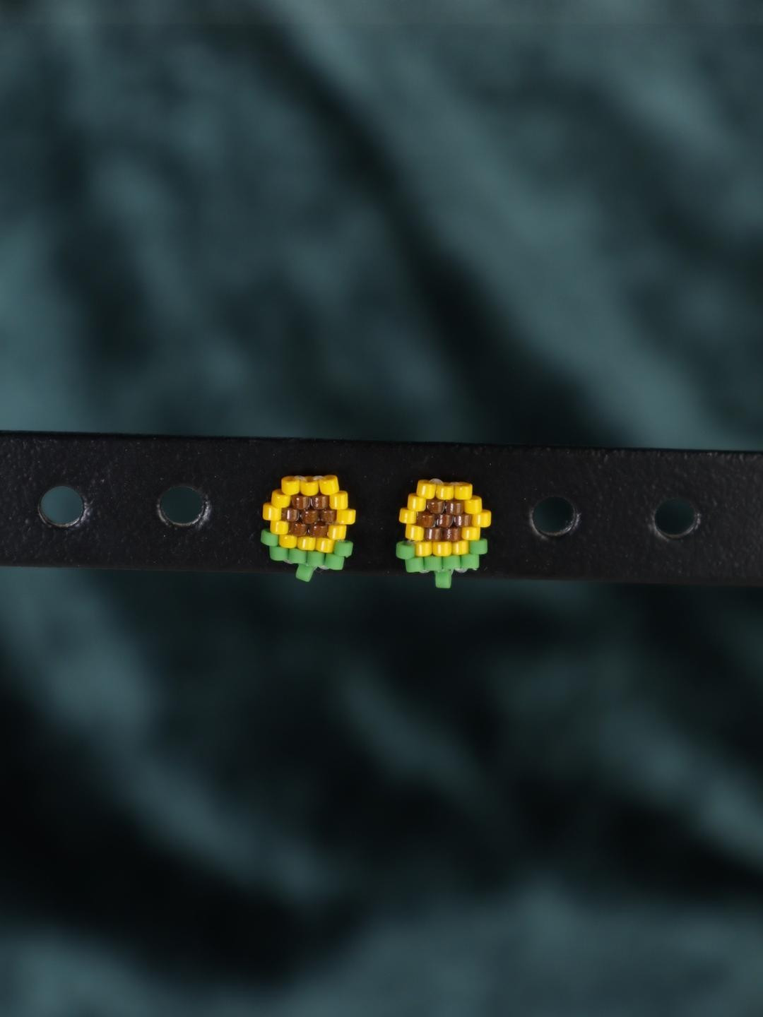 Threads & Beads Floral Studs Earrings