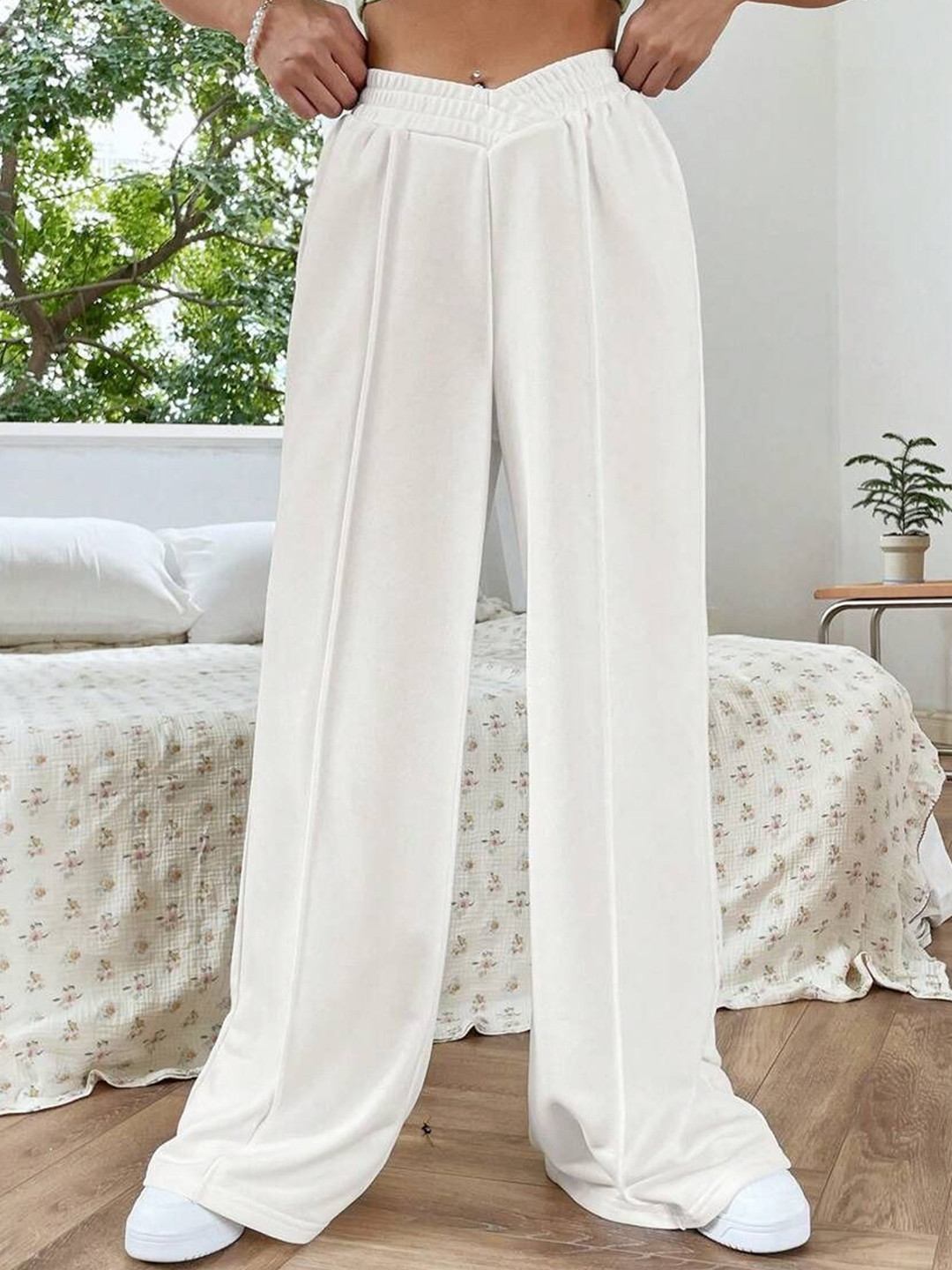 Stylecast X Slyck Solid Wide Leg Trouser