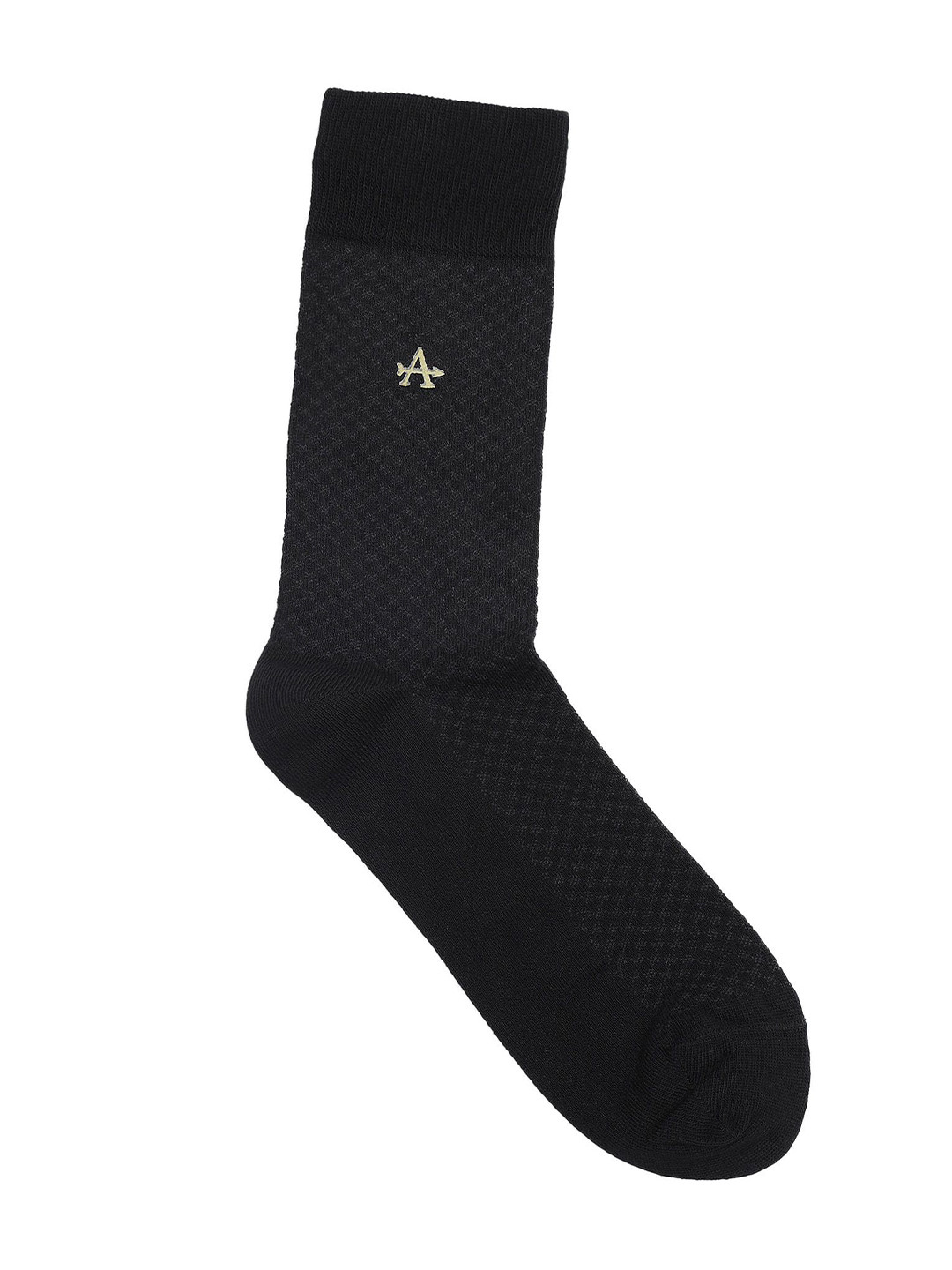 Arrow Men Self Design Pure Cotton Calf-Length Socks